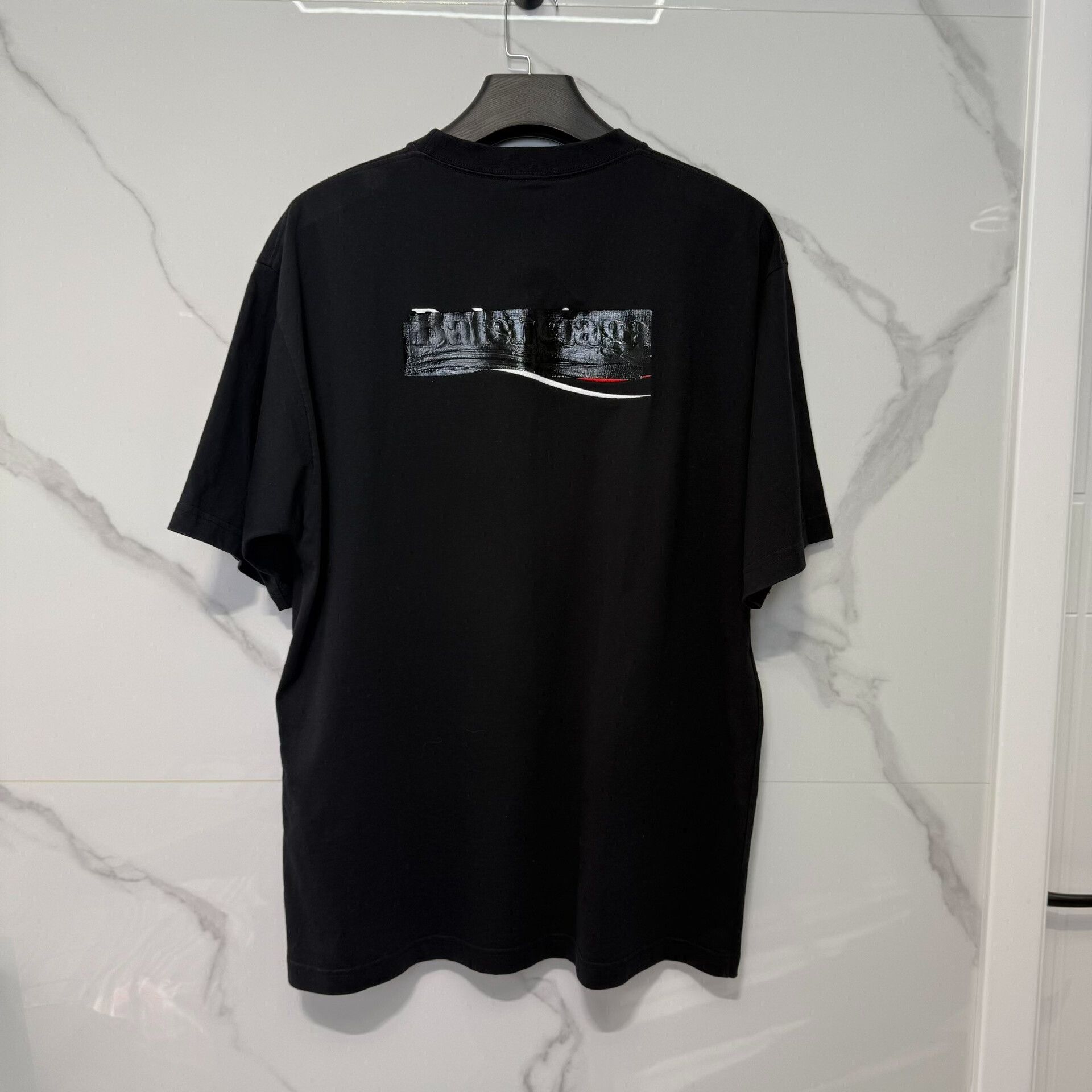 Balenciaga Balenciaga black short sleeve T-shirt size M Size US M / EU 48-50 / 2 - 2 Thumbnail