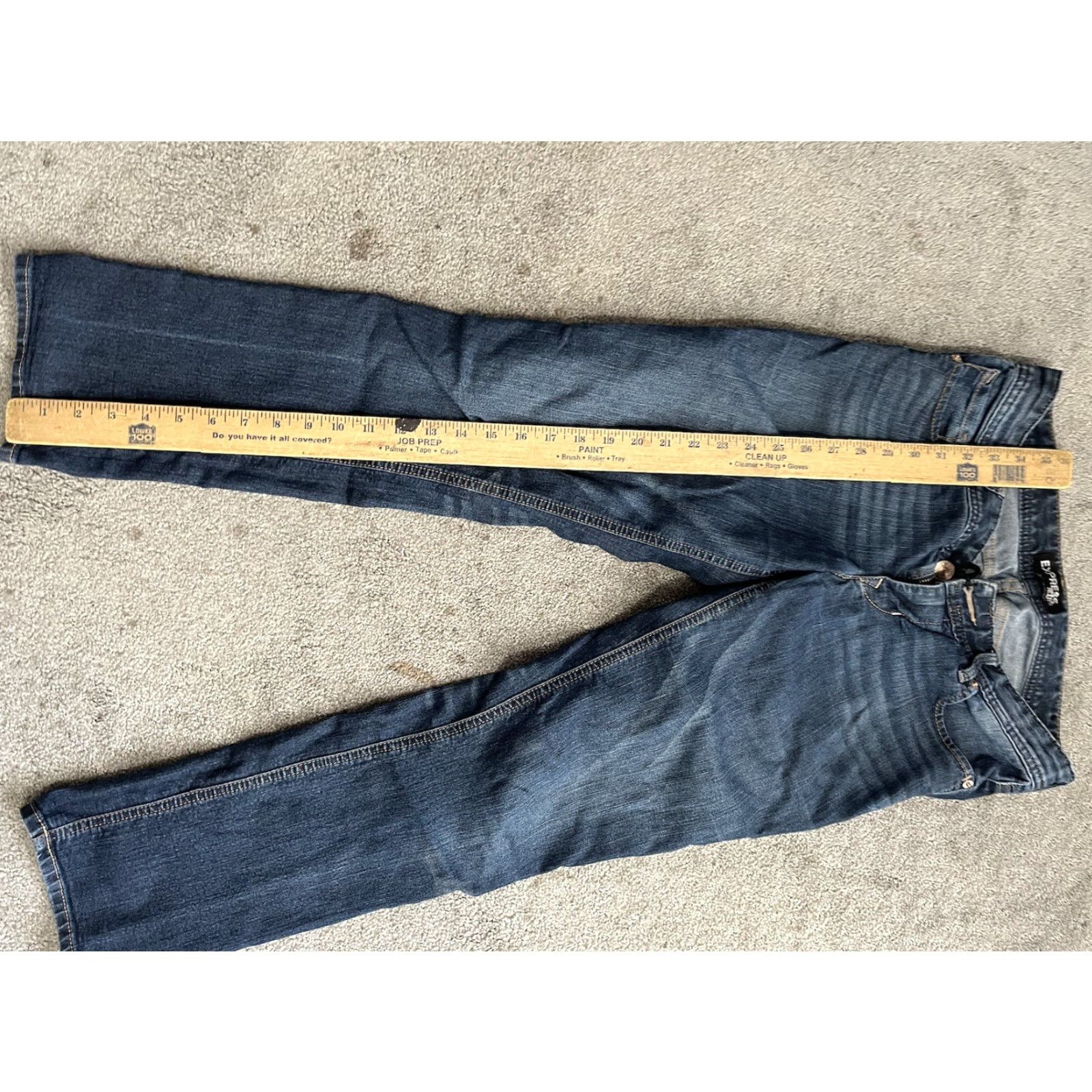 Express Express Jeans Skinny Mid Blue Stretch Denim 6R Women Size 28" / US 6 / IT 42 - 6 Thumbnail