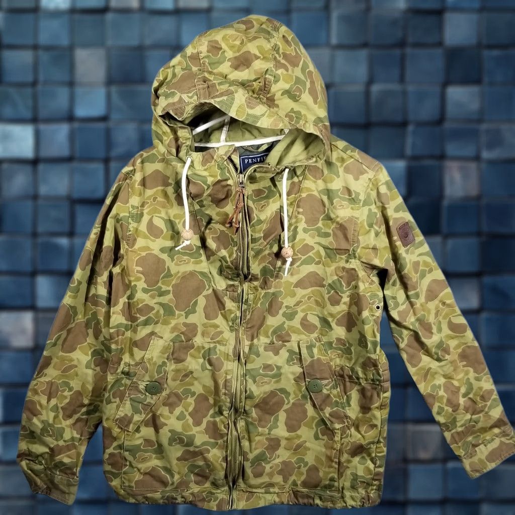 Penfield Penfield Zip Camouflage Jacket Small Cotton Camouflage Military Jacket Men Slim Regular Mens Zip Full Zip Hooded Size US S / EU 44-46 / 1 - 1 Thumbnail