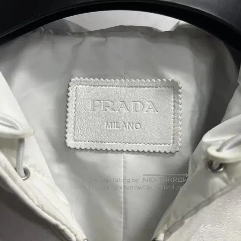 Prada Prada White Cotton Men's Jacket L Size. Size US L / EU 52-54 / 3 - 2 Thumbnail