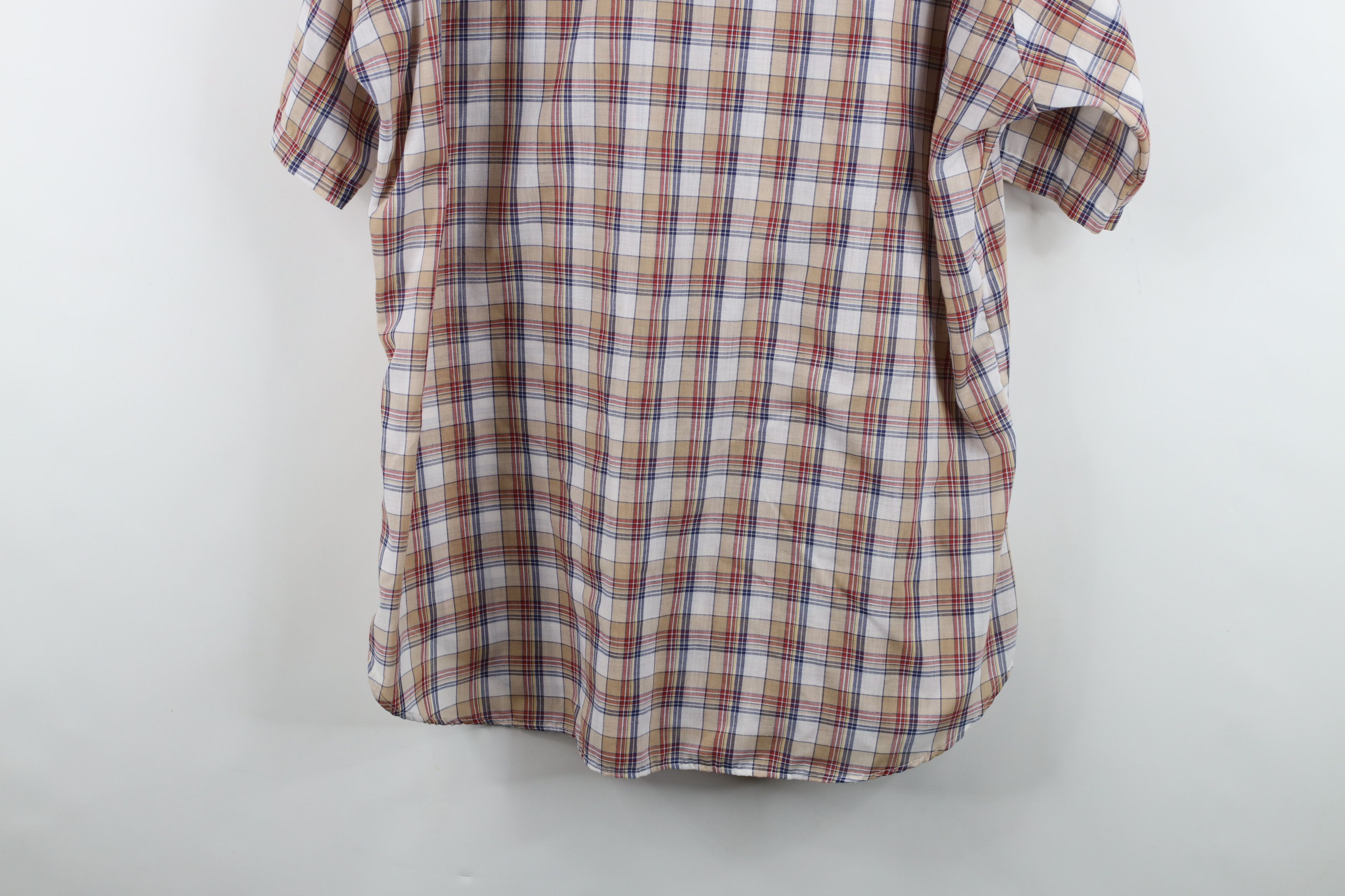 Levi's Vintage 70s Levis Short Sleeve Collared Button Shirt USA Size US XL / EU 56 / 4 - 14 Thumbnail