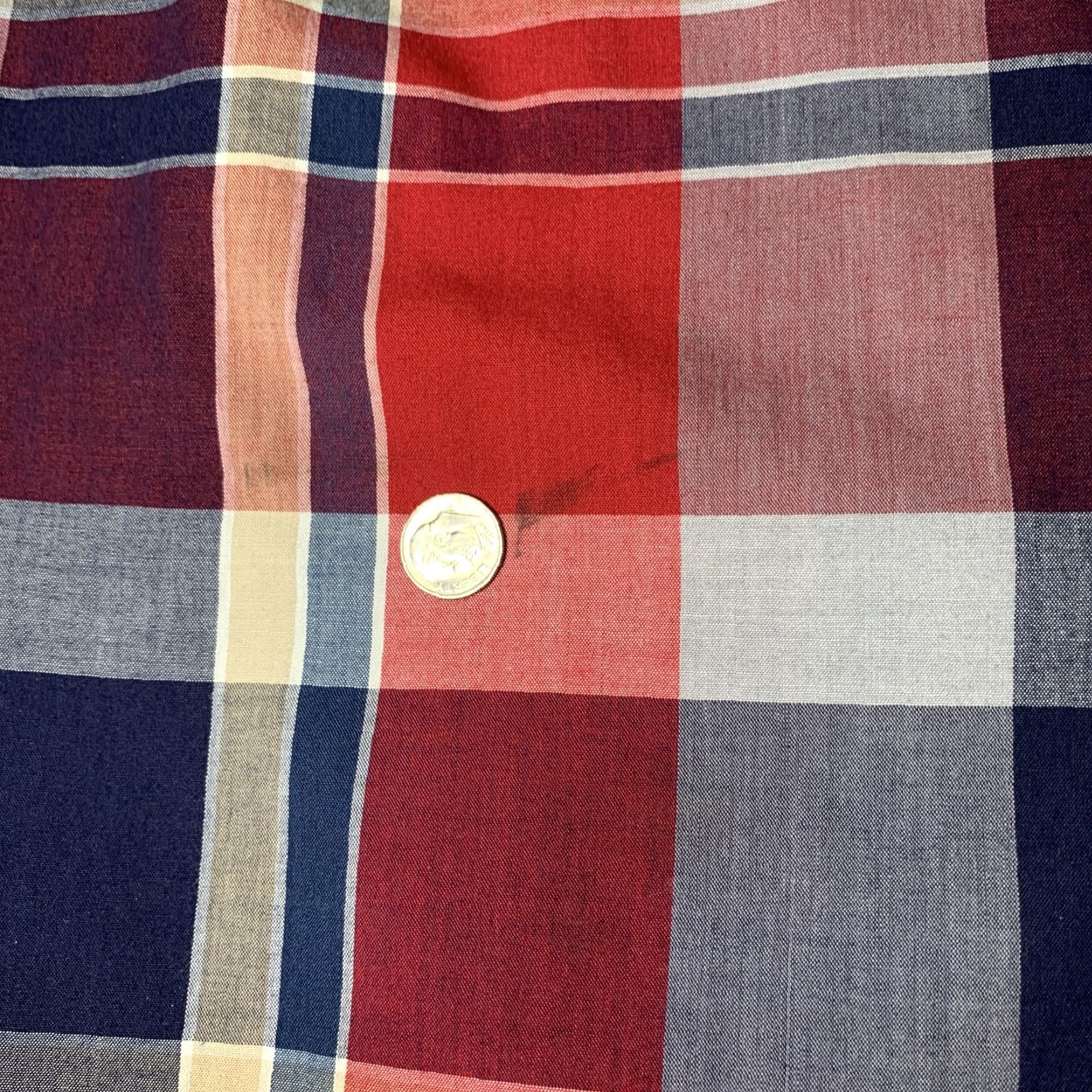 Wrangler VINTAGE Wrangler Shirt Long Sleeve Pearl Snap Mens XXL Red Blue White Plaid Western Size US XXL / EU 58 / 5 - 2 Thumbnail