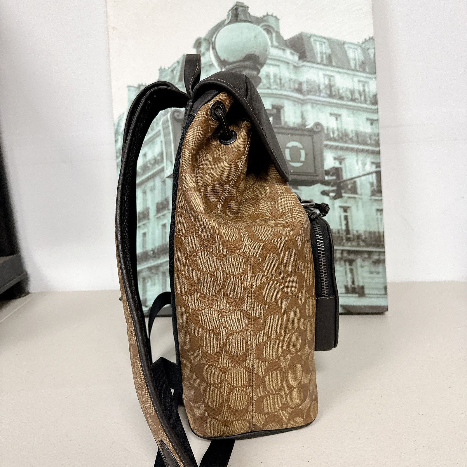 Coach Coach C9866 Sullivan Backpack In Blocked Signature Canvas Size ONE SIZE - 3 Thumbnail