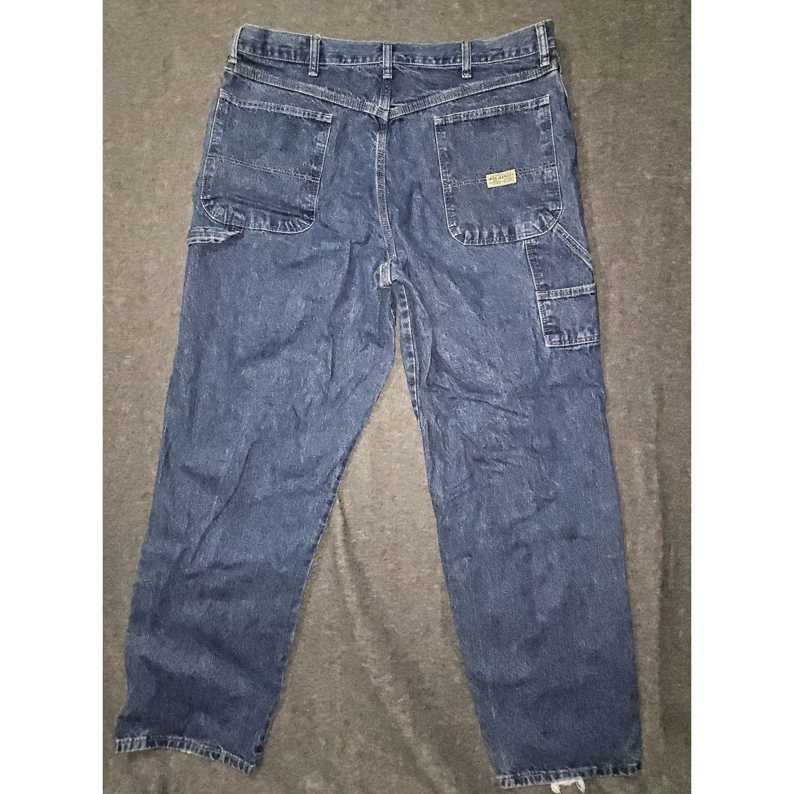 Wrangler VINTAGE Wrangler Jeans Mens 36x32 Carpenter Workwear Relaxed Fit Utility Pants Denim Mens Size US 36 / EU 52 - 6 Thumbnail