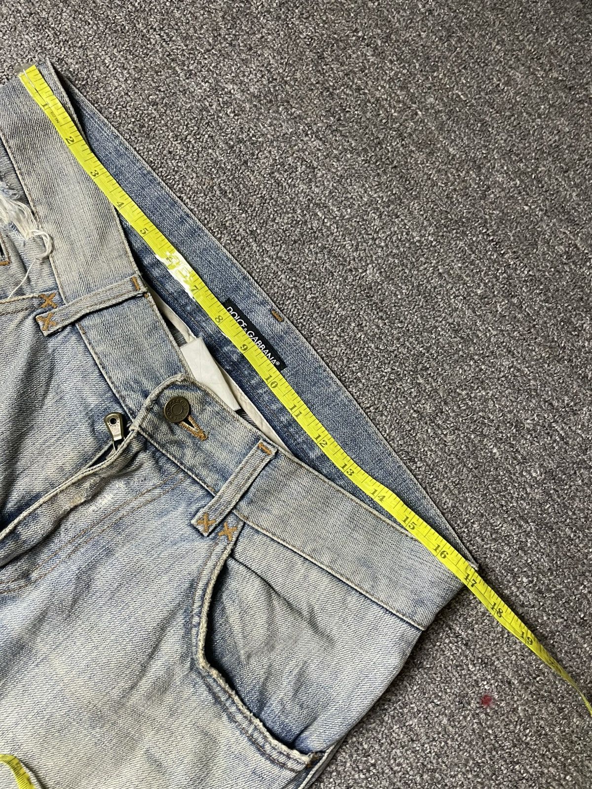 Dolce & Gabbana Dolce & Gabbana Distressed Denim Jeans (93) Size US 34 / EU 50 - 8 Thumbnail