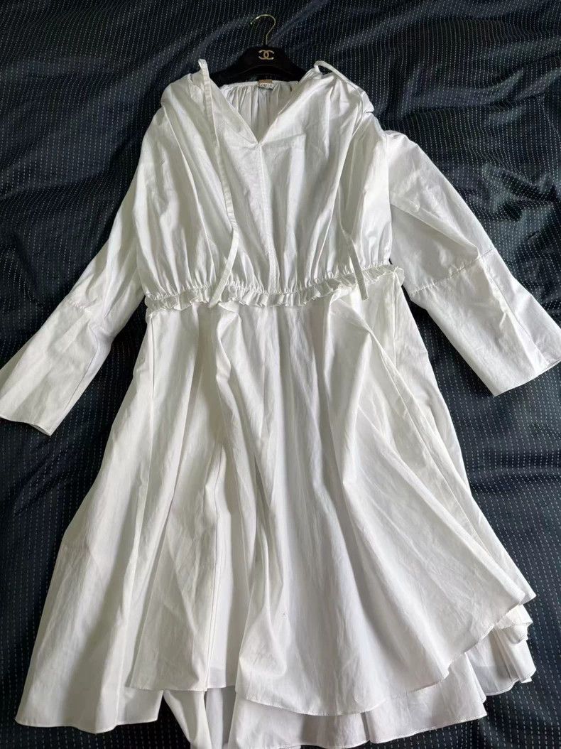 Loewe LOEWE White dress Size XXS / US 00 / IT 34 - 1 Thumbnail