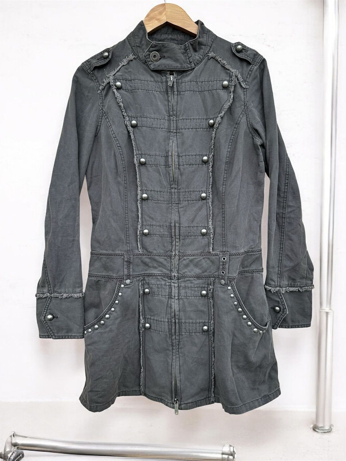 Hedi Slimane Vintage 00s Napoleon Button Military Hussar Jacket Size US M / EU 48-50 / 2 - 1 Thumbnail