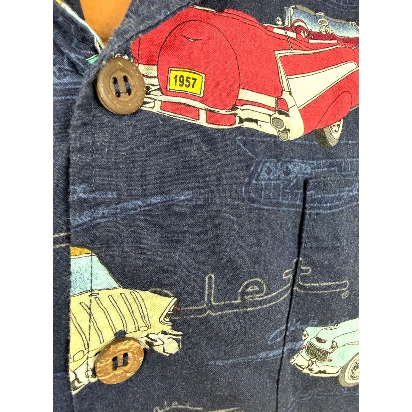 Vintage VINTAGE GM by David Carey Shirt Men L Chevrolet General Motors Classic Cars Hawaiian Size US L / EU 52-54 / 3 - 4 Thumbnail
