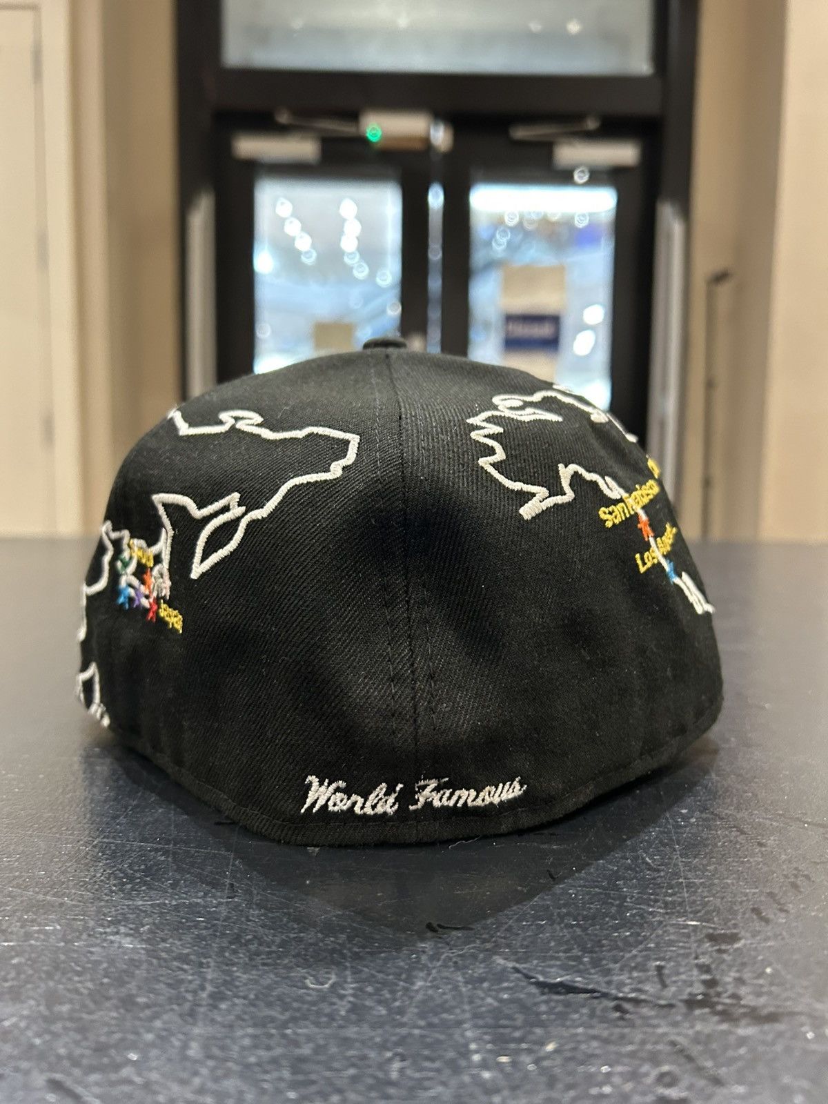 New Era × Supreme Supreme X New Era Map Fitted Hat Size ONE SIZE - 4 Thumbnail