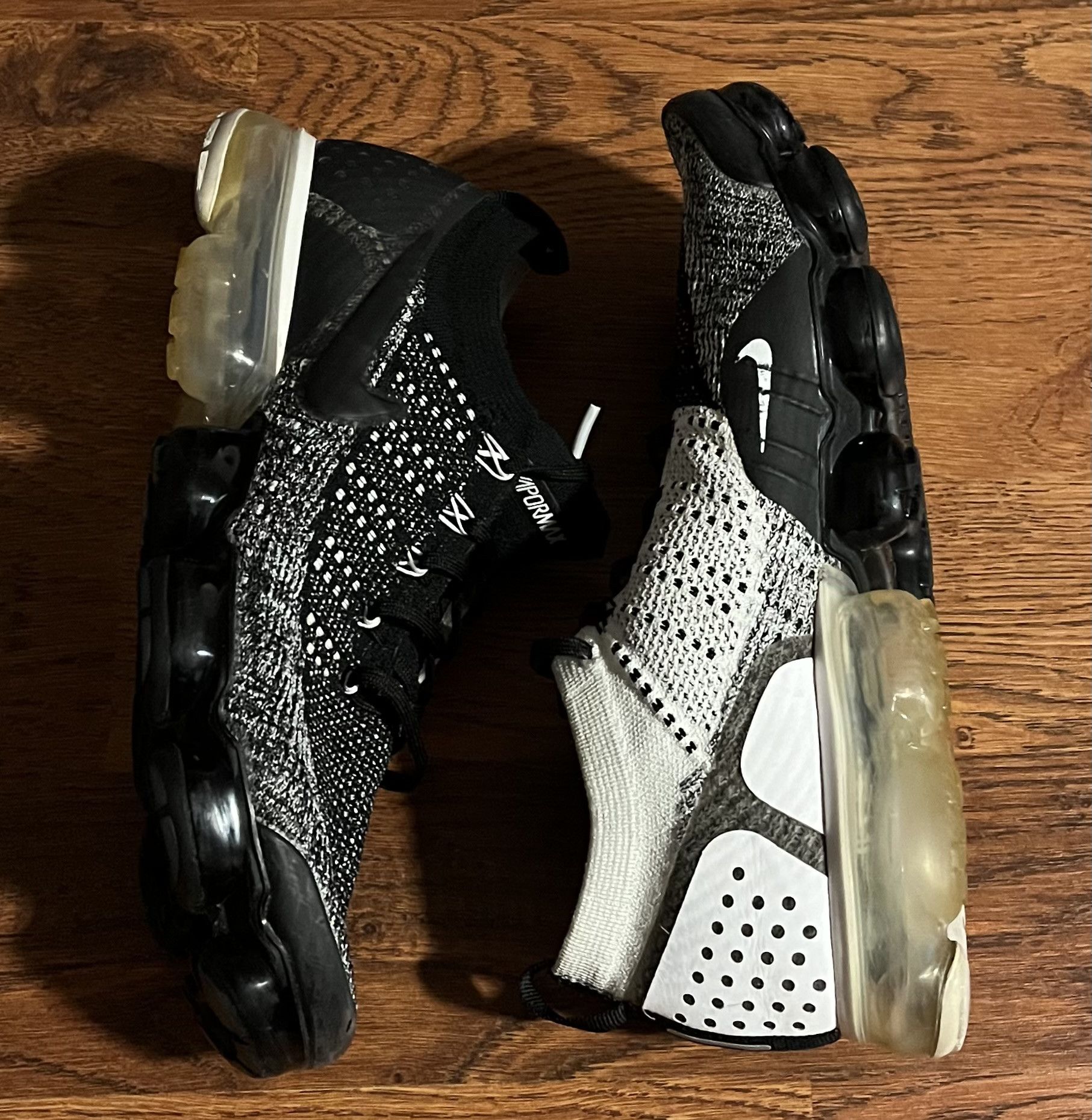 Nike Nike Air VaporMax 2.0 Oreo Flyknit Running Shoes Size US 12 / EU 45 - 3 Thumbnail