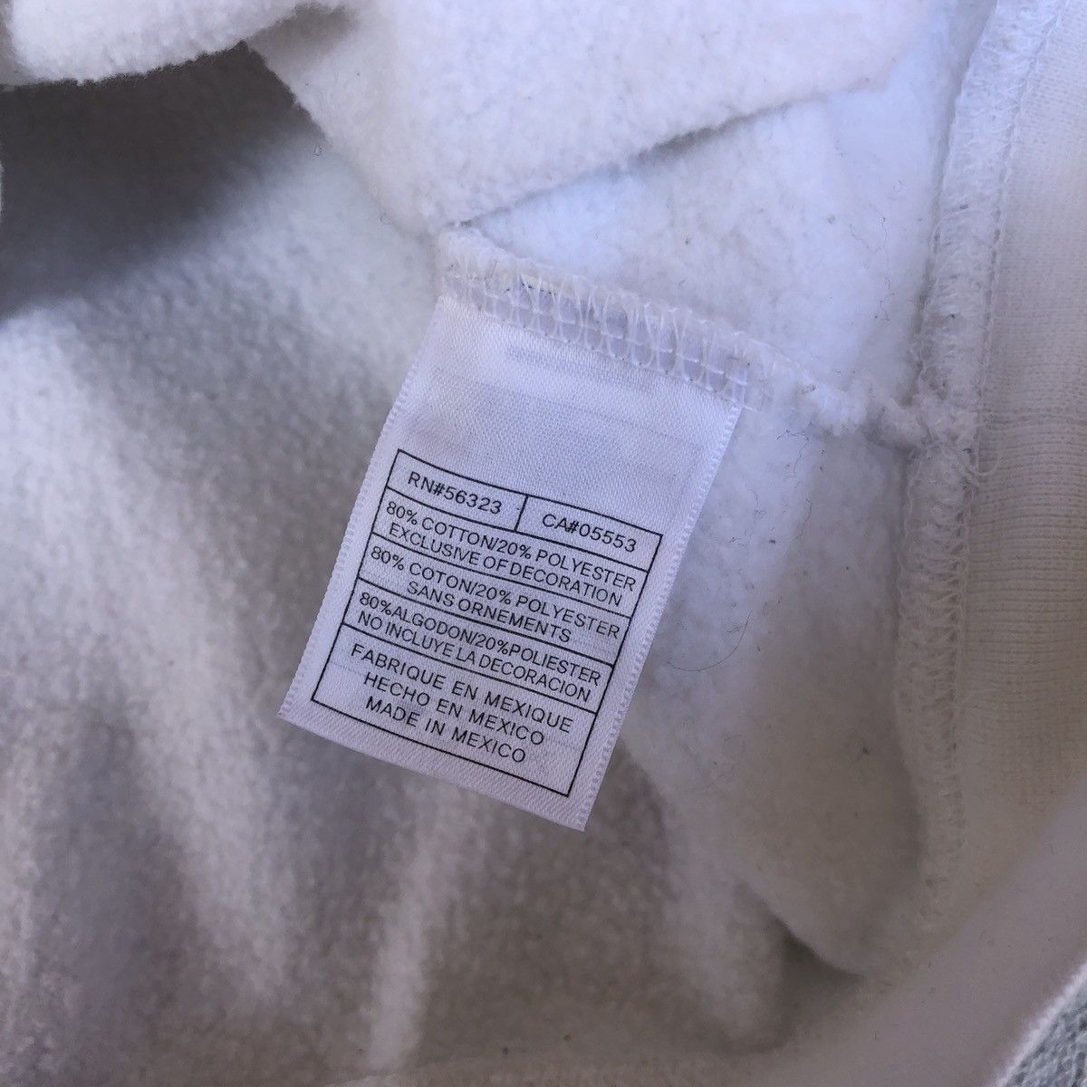 Nike × Vintage 90's Nike Washington Hoodie White Large Size US XL / EU 56 / 4 - 8 Thumbnail