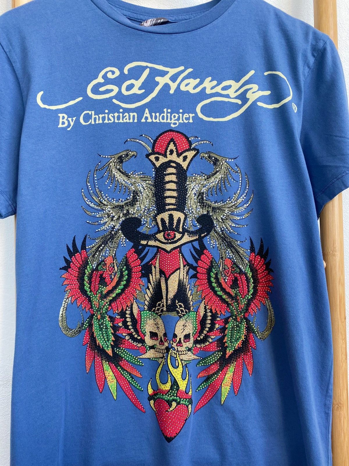 Ed Hardy Ed Hardy Dagger Birds t-shirt made in USA Size US L / EU 52-54 / 3 - 6 Thumbnail