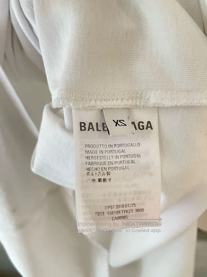 Balenciaga Balenciaga Logo Printed Short Sleeve T-Shirt XS Size US XS / EU 42 / 0 - 8 Thumbnail