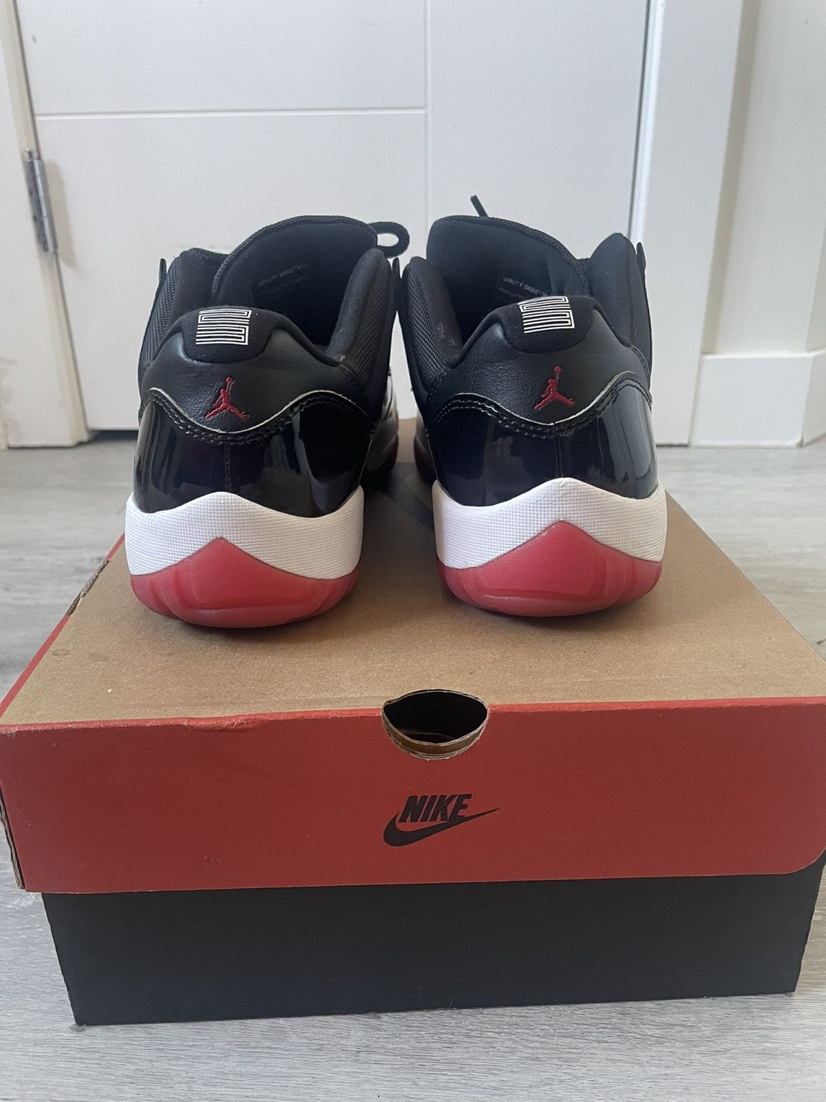Jordan Brand Air Jordan 11 Retro Low BRED Size US 12 / EU 45 - 2 Thumbnail