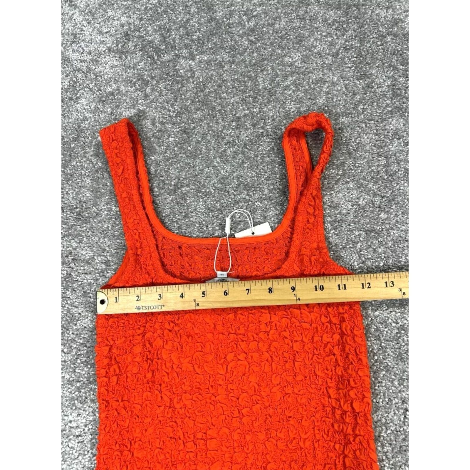 Rails Rails Dress XS Orange Knit Bodycon New Womens Size XS / US 0-2 / IT 36-38 - 6 Thumbnail