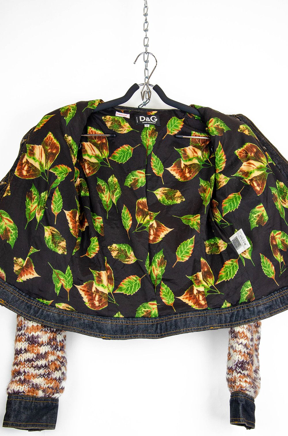 Dolce & Gabbana D&G Knit Denim Jacket – Size M (Made in Italy) Size M / US 6-8 / IT 42-44 - 13 Thumbnail