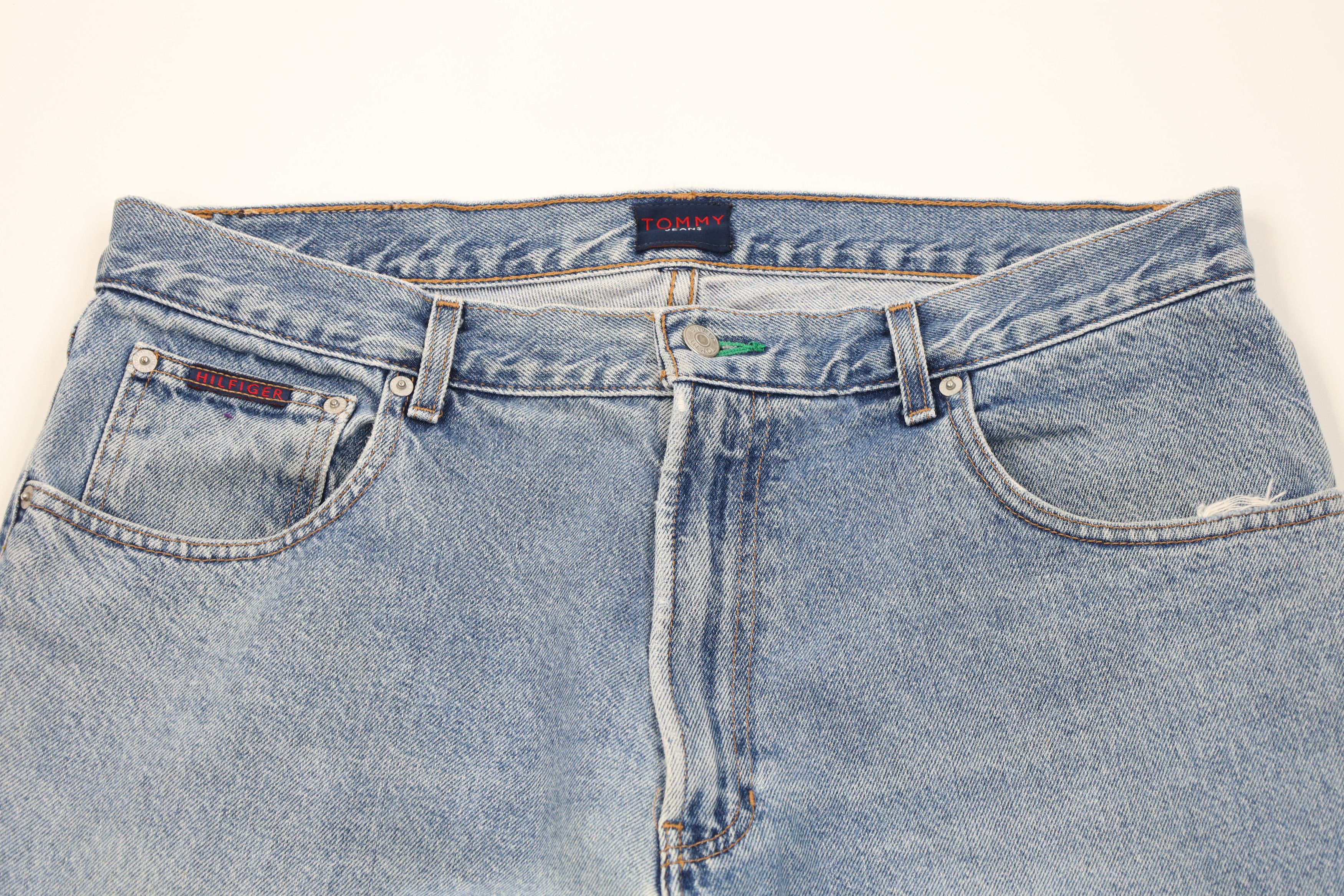 Tommy Hilfiger Vintage 90s Tommy Hilfiger Baggy Relaxed Fit Denim Jeans Size US 38 / EU 54 - 2 Thumbnail