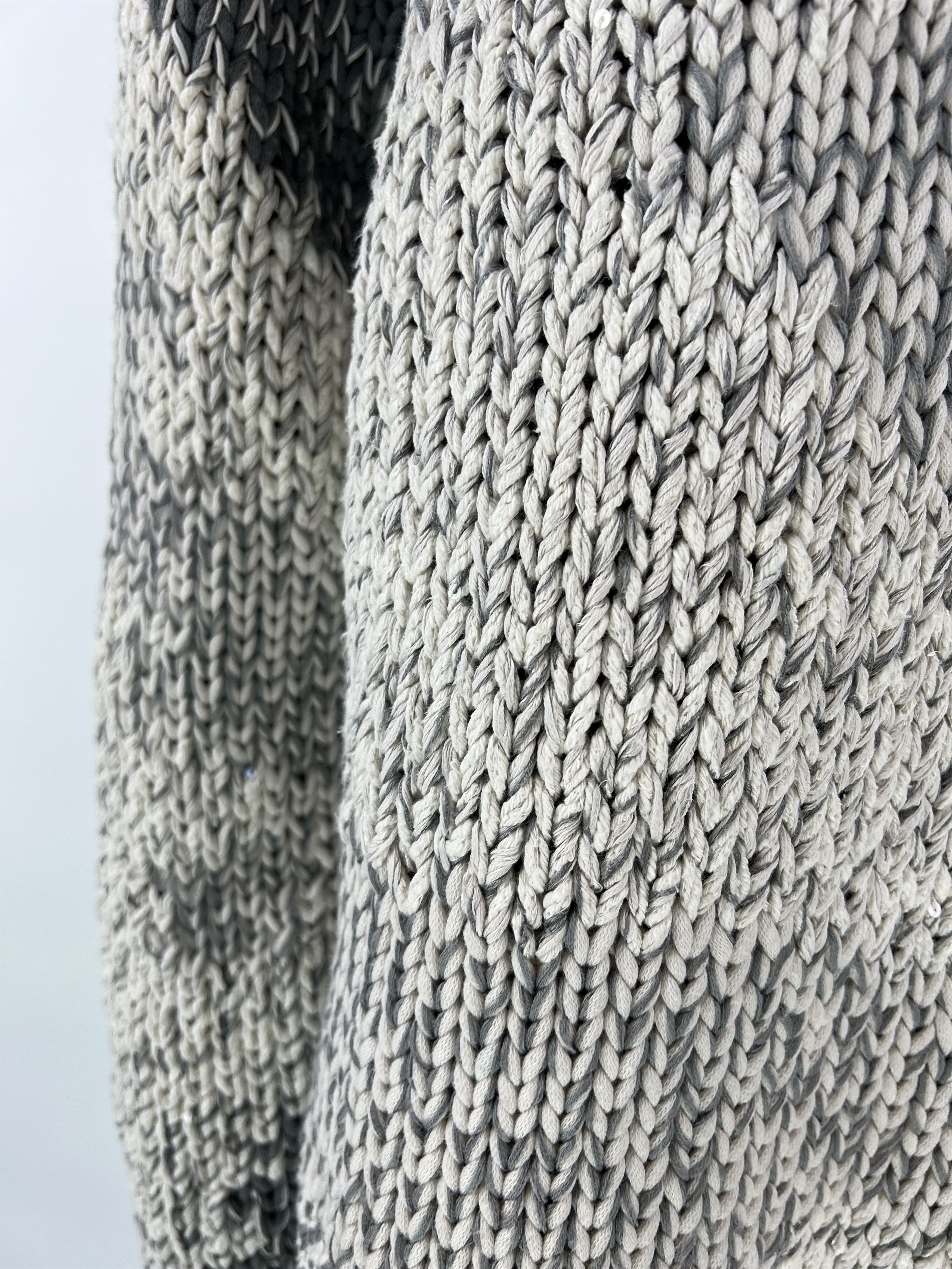 Brunello Cucinelli Brunello Cucinelli Cotton Linen Silk Sequins Sweater Size L Size L / US 10 / IT 46 - 13 Thumbnail