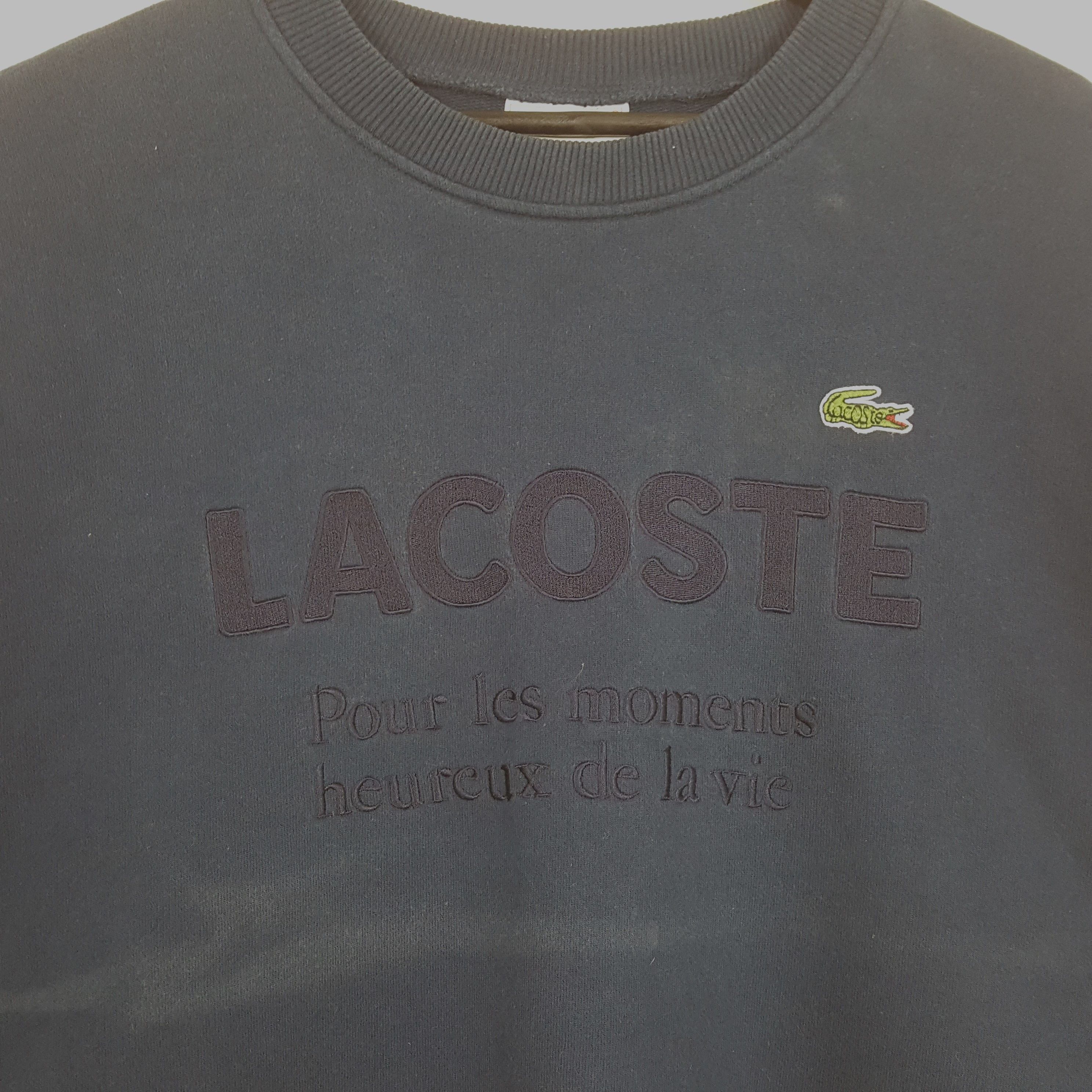 Lacoste LACOSTE Spellout Design Sweatshirt C290N26 Size US M / EU 48-50 / 2 - 2 Thumbnail