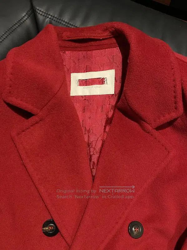 Max Mara MaxMara Red Cashmere Winter Coat for Women . Size M / US 6-8 / IT 42-44 - 2 Thumbnail
