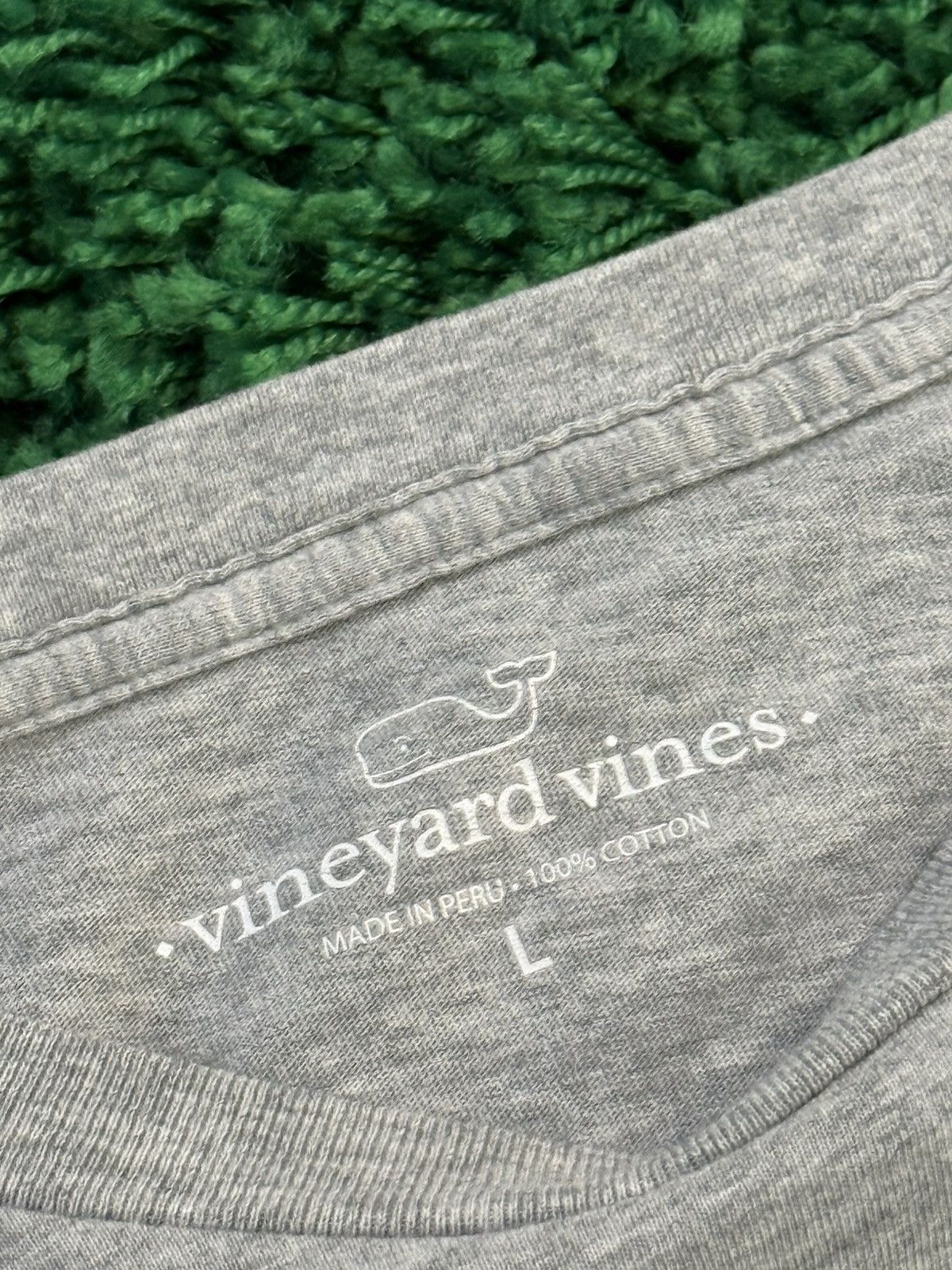 Vineyard Vines Vineyard Vines Grey Whale Paisley Logo Long Sleeve Large Size US L / EU 52-54 / 3 - 8 Thumbnail