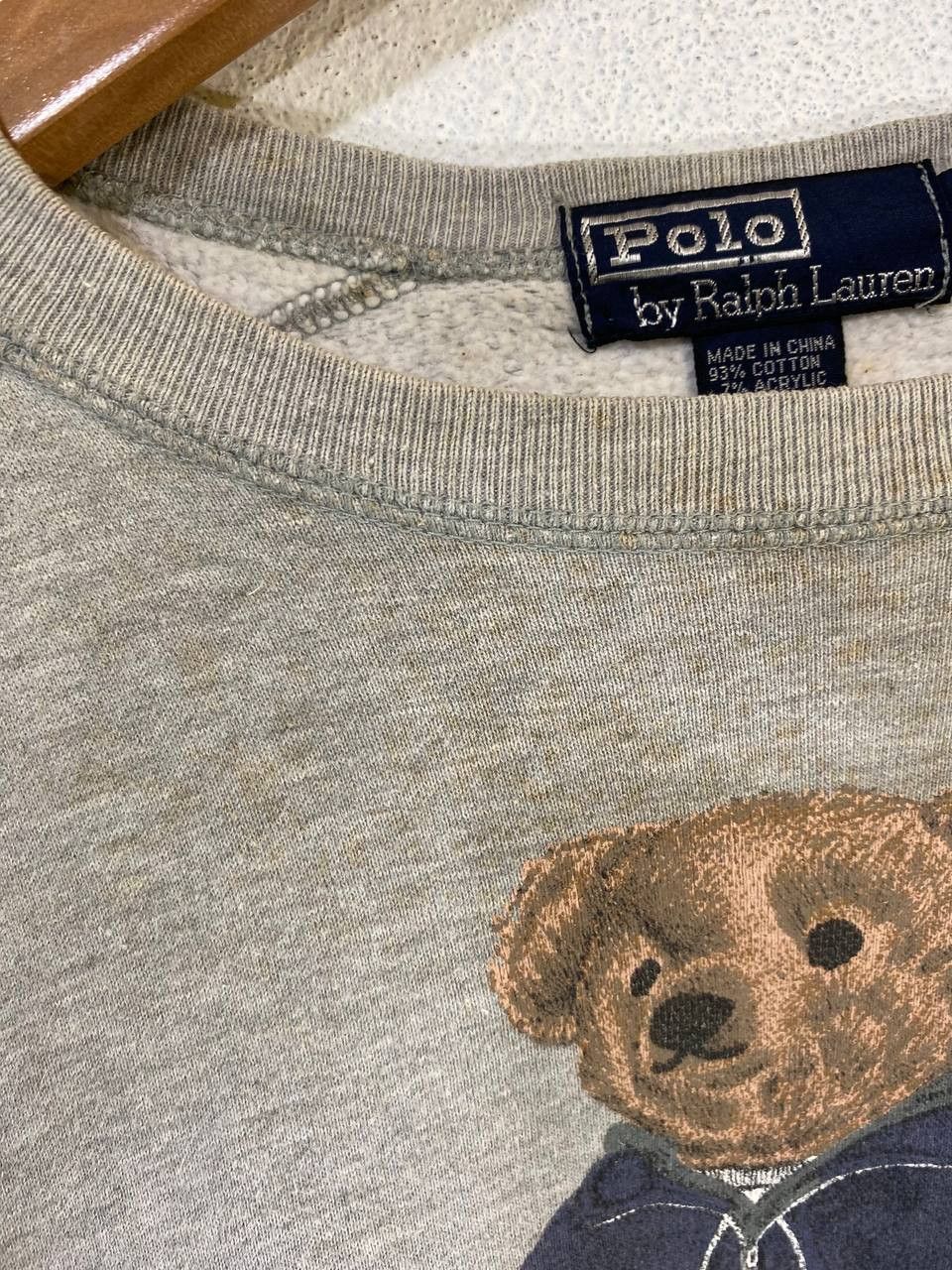 Polo Ralph Lauren vintage polo bear by polo ralph lauren sweatshirt Size US L / EU 52-54 / 3 - 5 Thumbnail