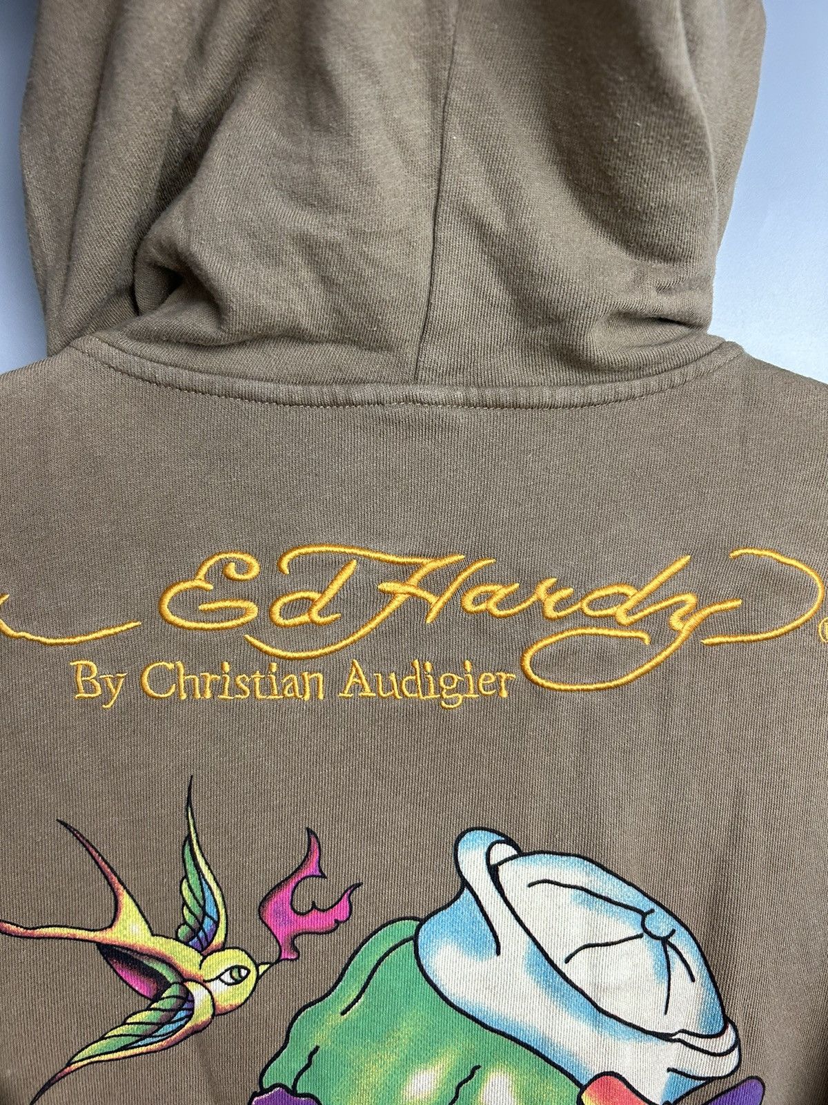 Ed Hardy Rare Vintage Ed Hardy Zip Up Hoodie Skull Logo Size US M / EU 48-50 / 2 - 3 Thumbnail