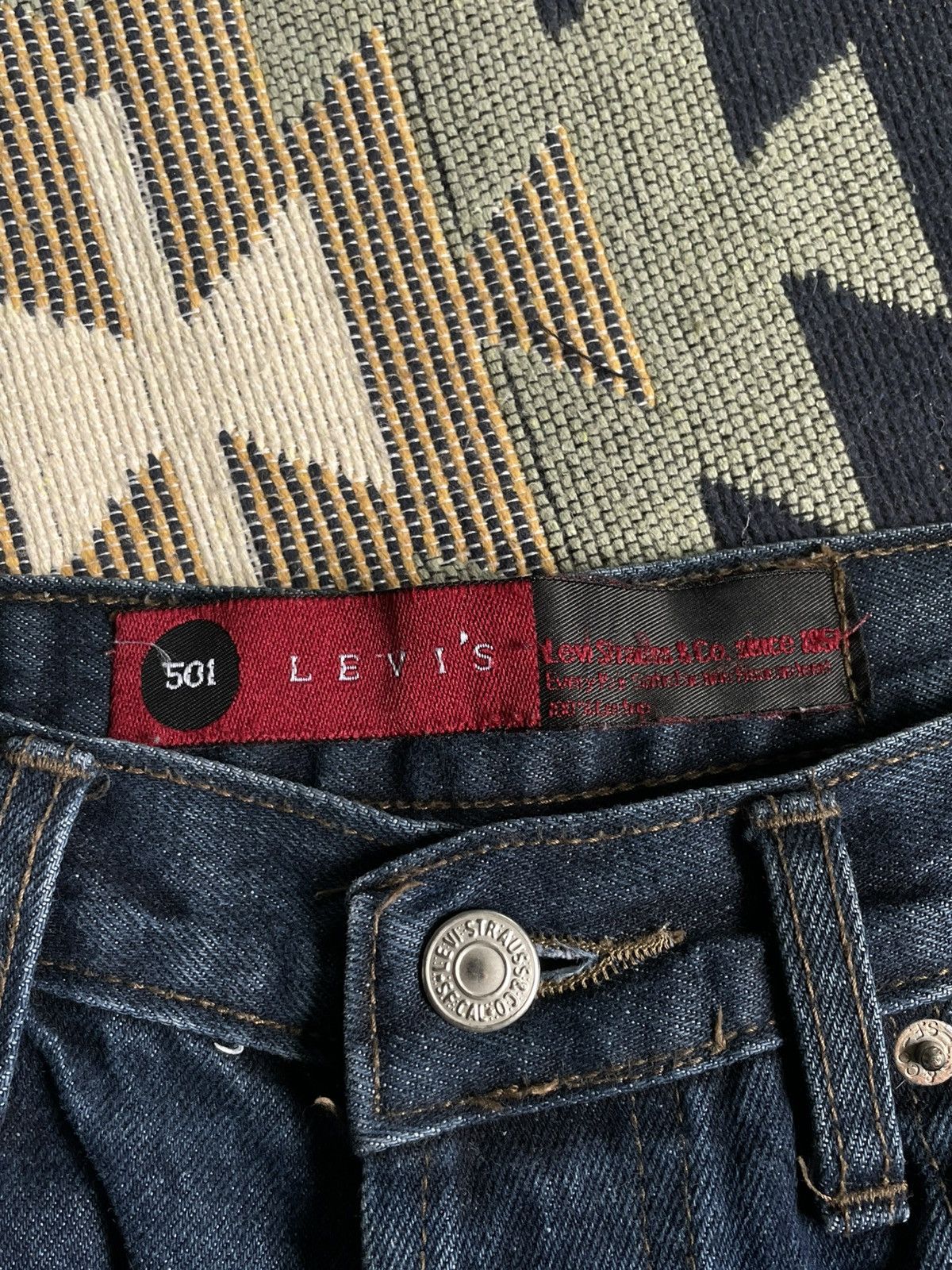 Levi's × Vintage Vintage Levi’s 501 made in USA Denim Jeans Size US 34 / EU 50 - 10 Thumbnail