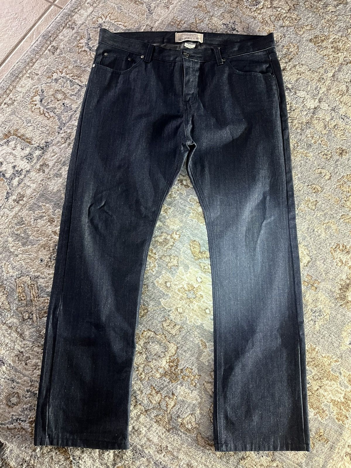 Ecko Unltd. RARE ECKO UNLTD RAW DENIM STRAIGHT LEG VINTAGE JEANS 40x32 Size US 40 / EU 56 - 1 Thumbnail