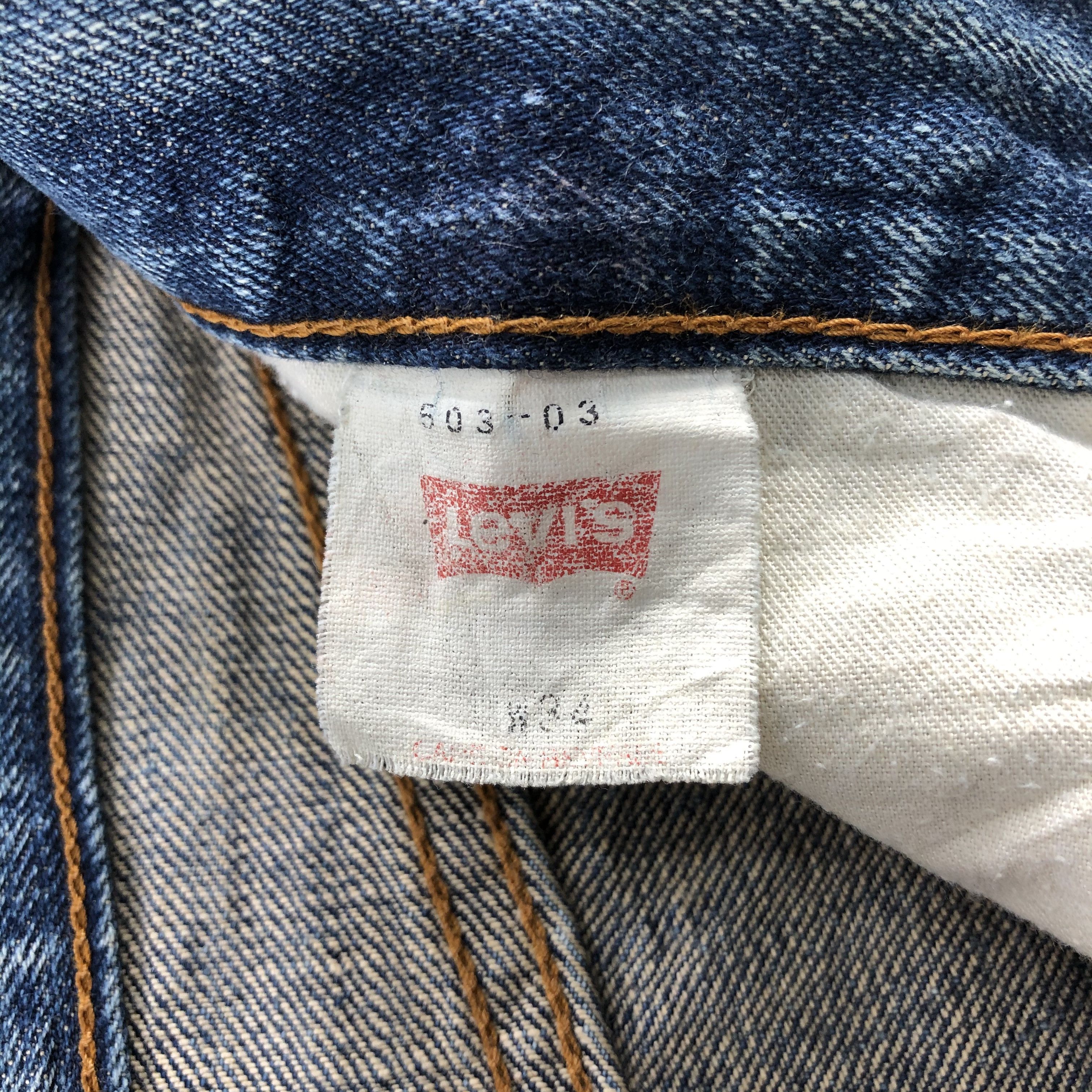 Levi's × Vintage Vintage 90s Blue Wash Levis 503 Jeans-JM1990 Size US 36 / EU 52 - 10 Thumbnail