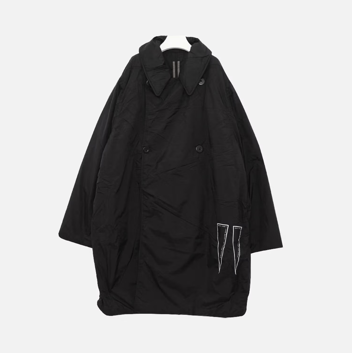 Rick Owens Drkshdw Rick Owens DRKSHDW Drella Parka Black Padded