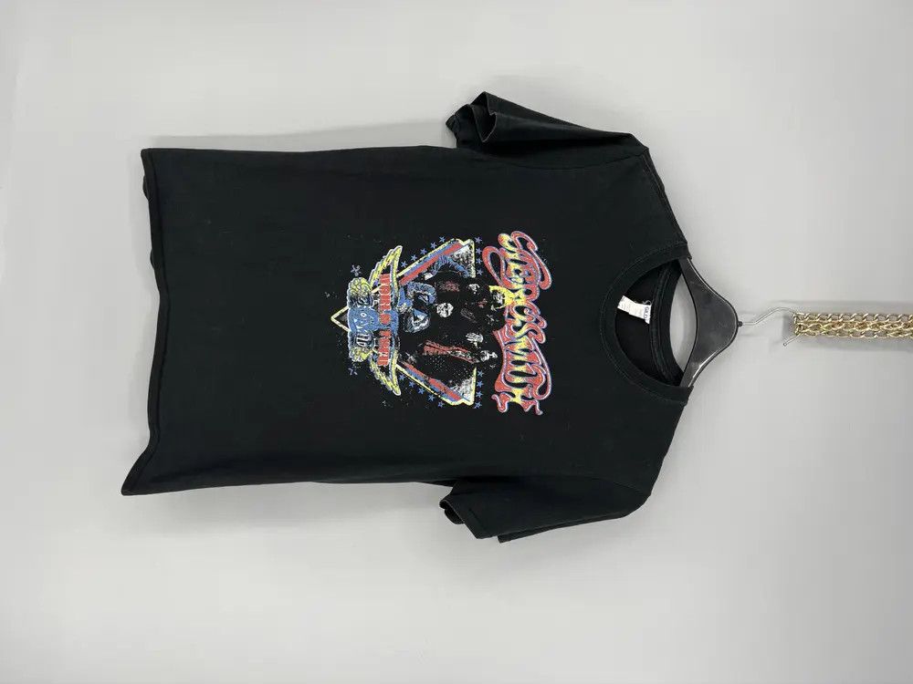Band Tees 00s Vintage Aerosmith World Tour T-Shirt Band Rock Streetwea Size US M / EU 48-50 / 2 - 3 Thumbnail