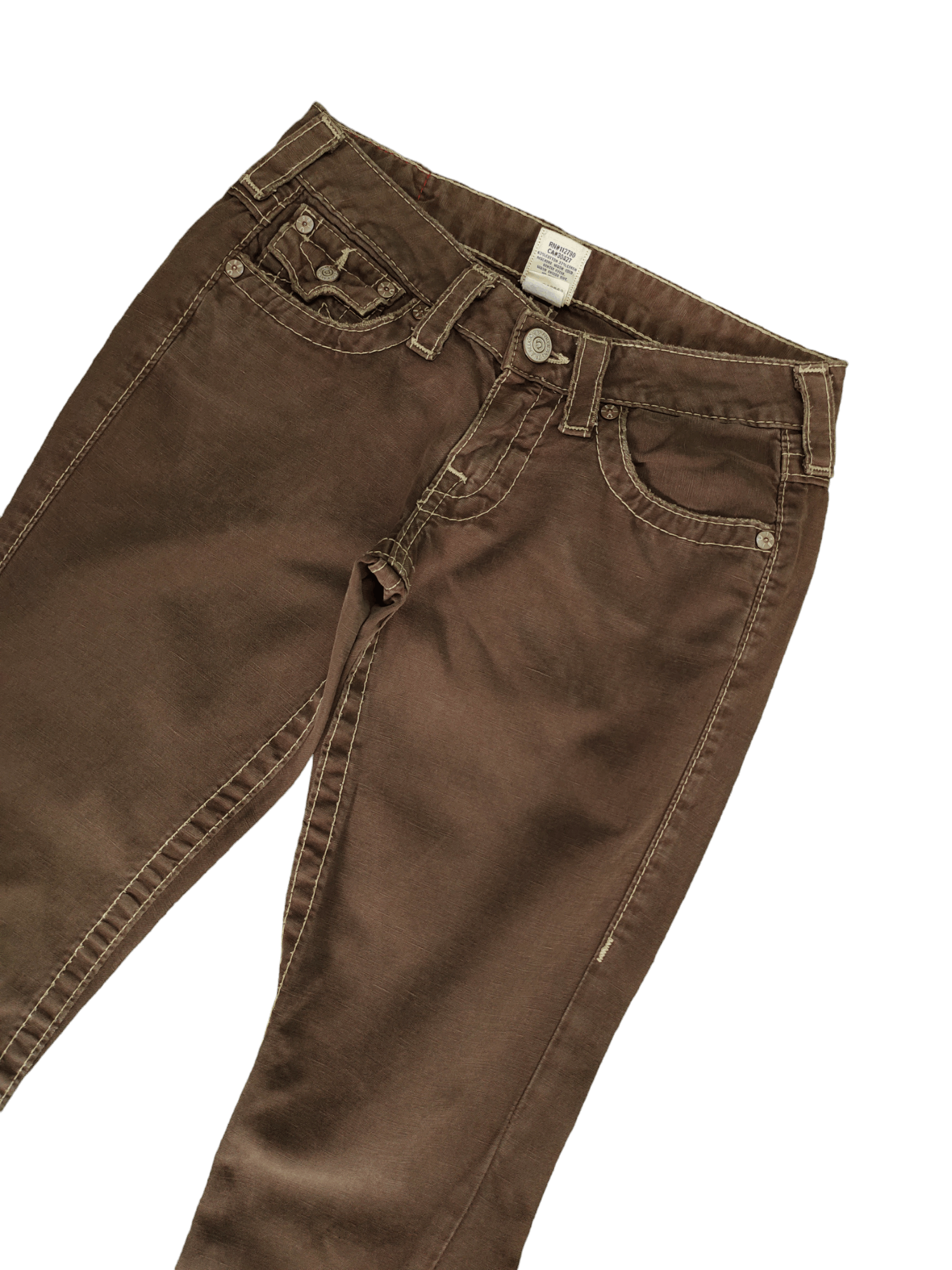 True Religion Flare Jeans True Religion Denim Bootcut Y2k Streetwear Size 26" / US 2 / IT 38 - 4 Thumbnail