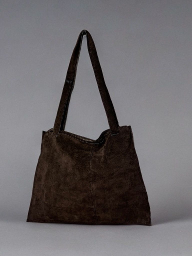 Japanese Brand × Vintage Bag hobo hand tote shoulder brown simply Size ONE SIZE - 1 Thumbnail