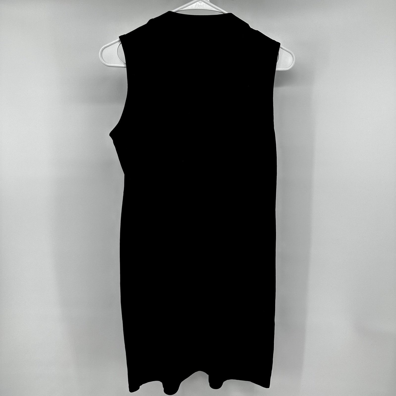 Eileen Fisher Tencel Jersey Drop-Waist Dress Mock Flare XS