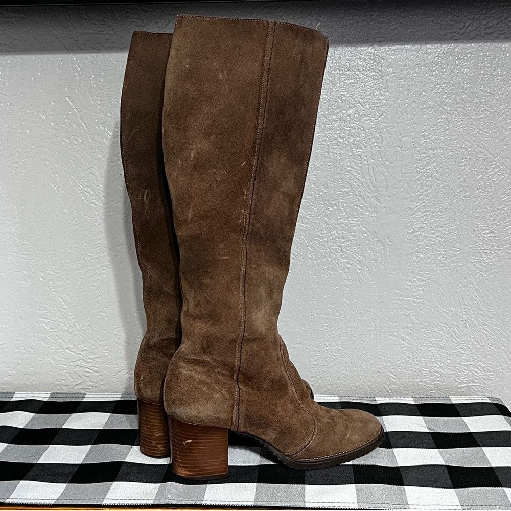 Other Stead & Simpson Tall Suede Leather Riding Boots Women’s Siz Size US 7 / IT 37 - 4 Thumbnail