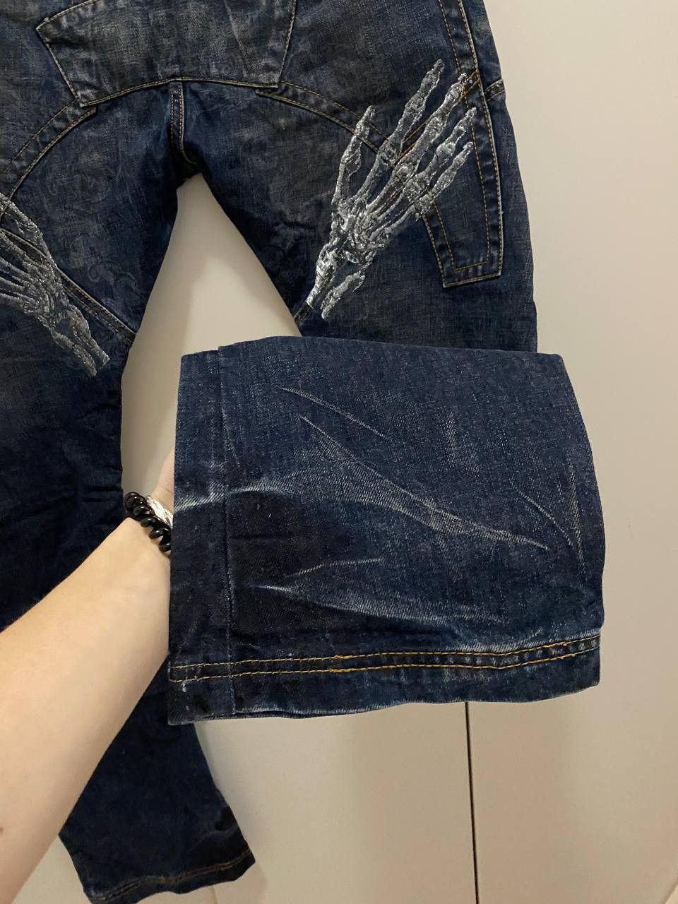 Grailed Archive Bray Jeans Detroit skeleton hands Denim Size US 31 - 3 Thumbnail