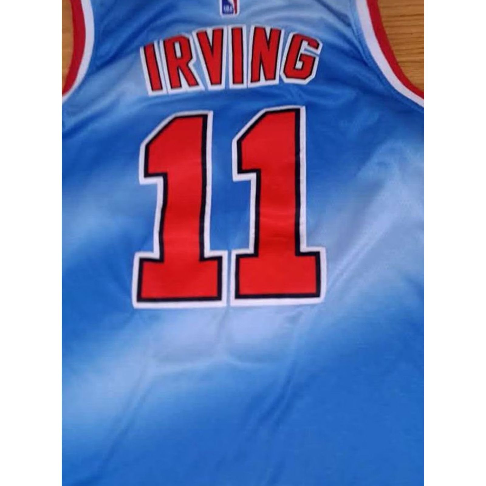 Nike New York Knicks Basketball Tyrie Irving Nike Swingman Stitched Jersey #11 EUC Size US L / EU 52-54 / 3 - 6 Thumbnail