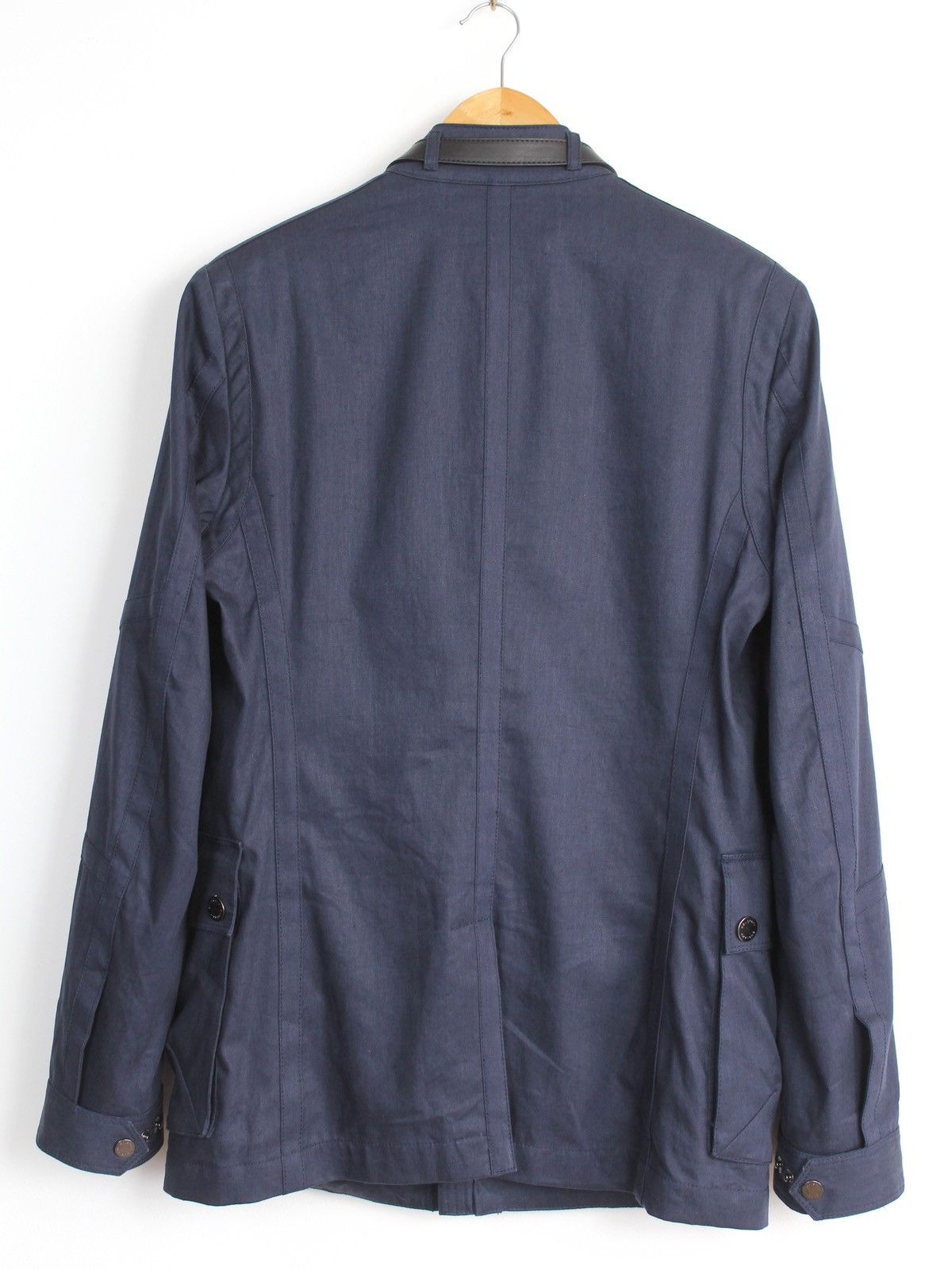 Belstaff Belstaff Men’s Linen Cotton Navy Jacket Size US M / EU 48-50 / 2 - 5 Thumbnail