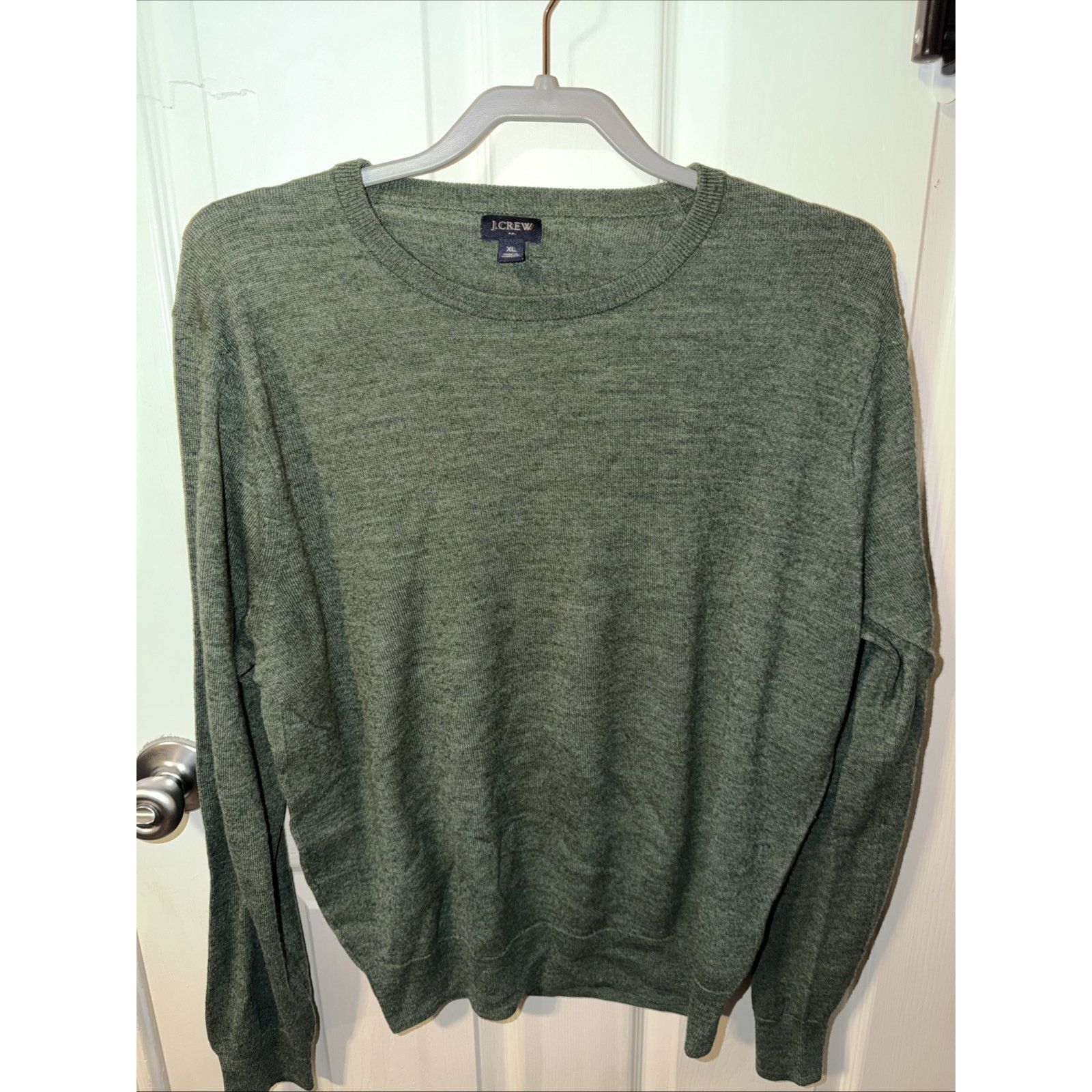 J.Crew J.Crew Men's Emerald Green Knit Pullover Sweater XL Size US XL / EU 56 / 4 - 7 Thumbnail