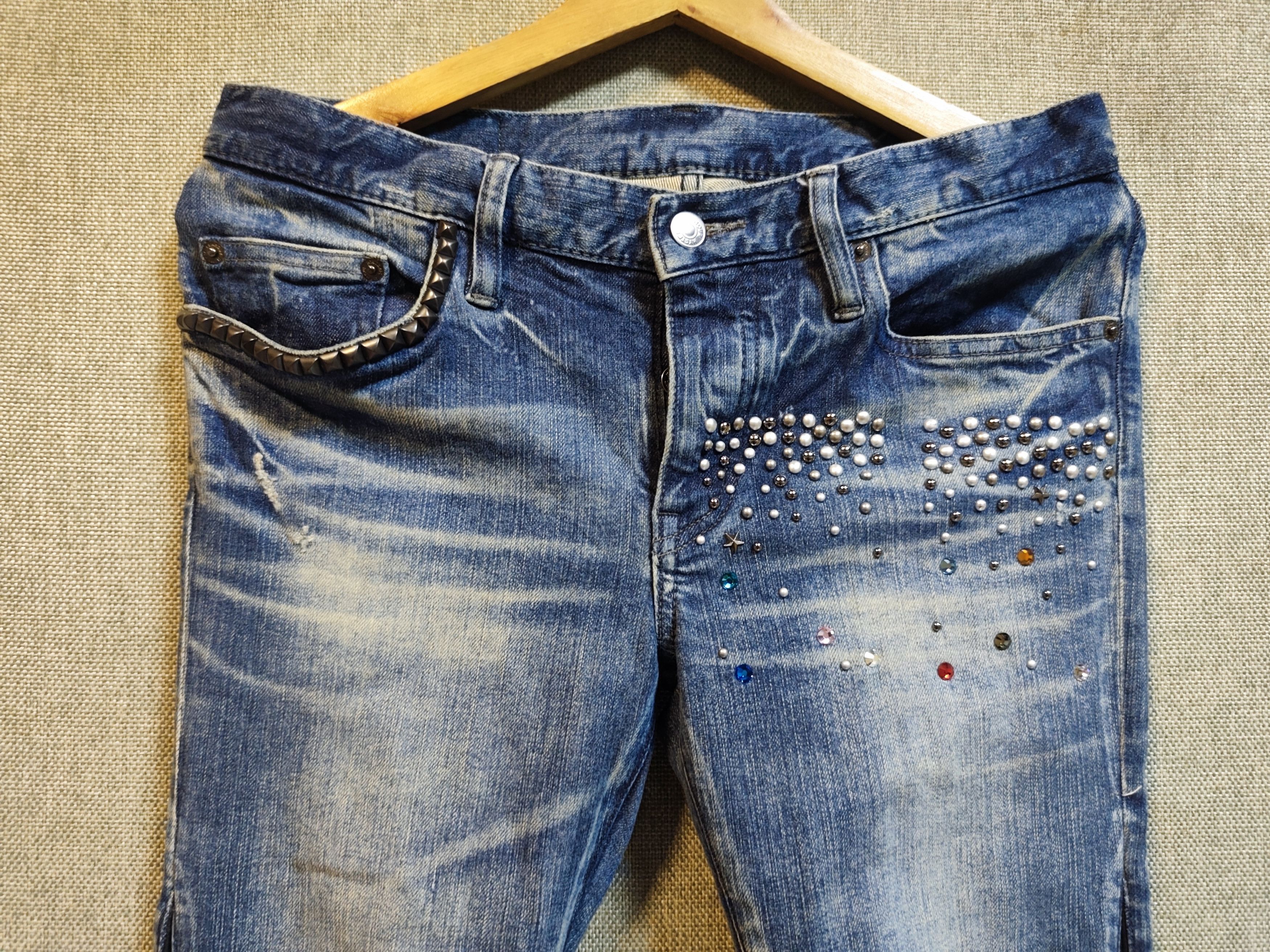 Hysteric Glamour Hysteric Glamour leather jeans Size 31" - 6 Thumbnail