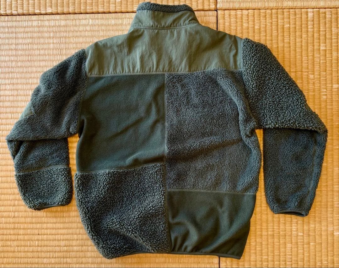 💚 Engineered Garments x Uniqlo Boa Fleece Jacket Green