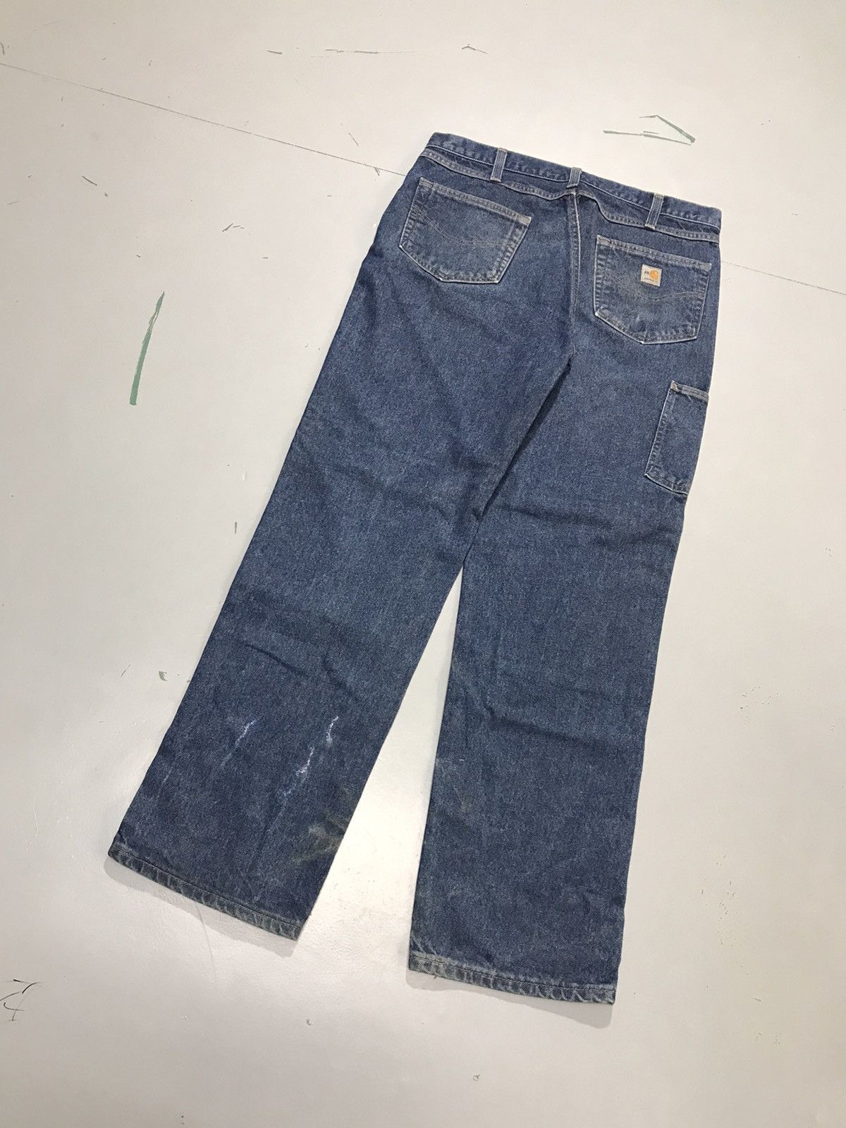 Carhartt Vintage Carhartt FR double knee workwear denim Size US 38 / EU 54 - 10 Thumbnail