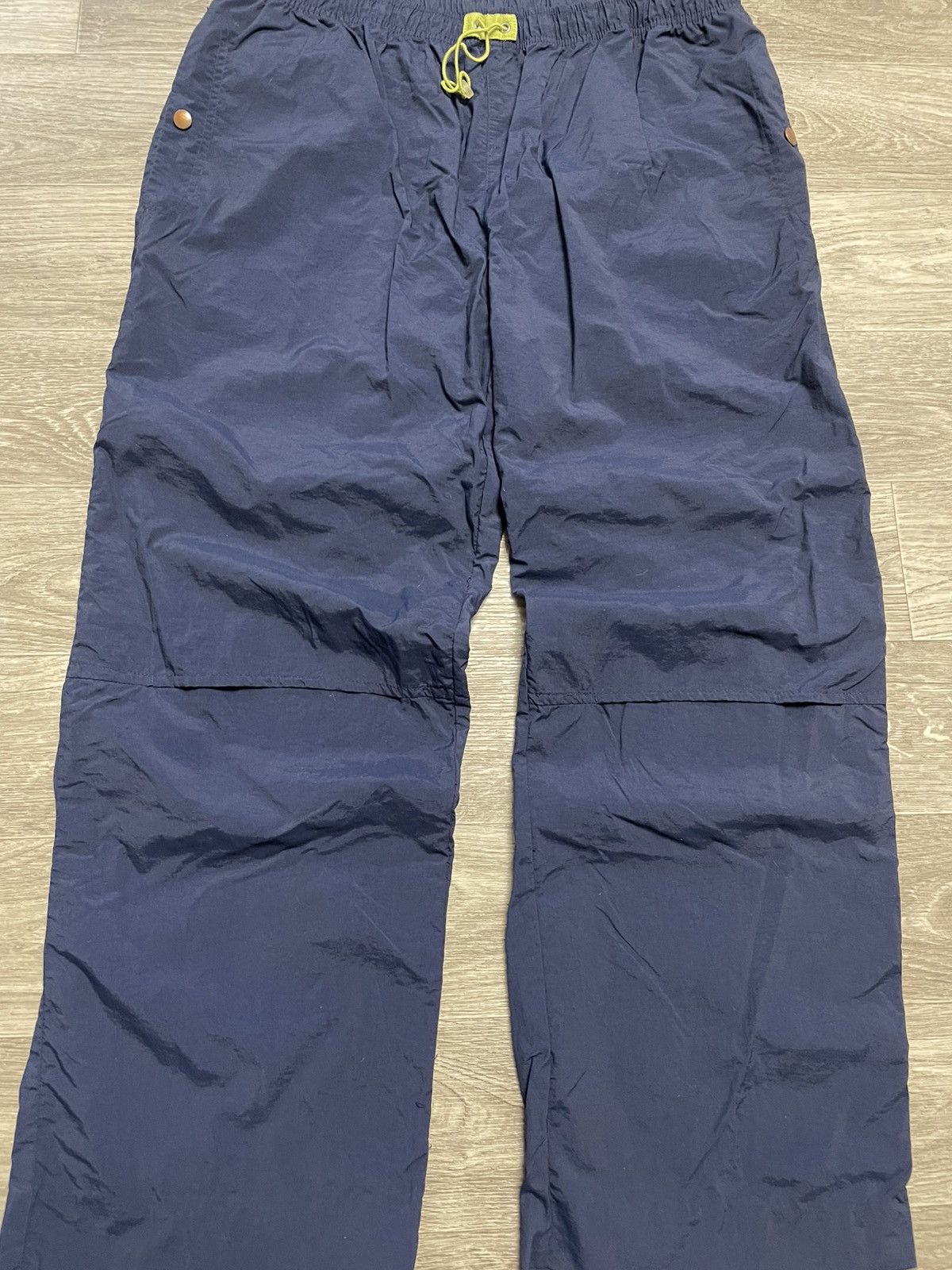 Nike Vintage 90s Nike Blue Nylon Pants Retro Y2K Size US 36 / EU 52 - 3 Thumbnail