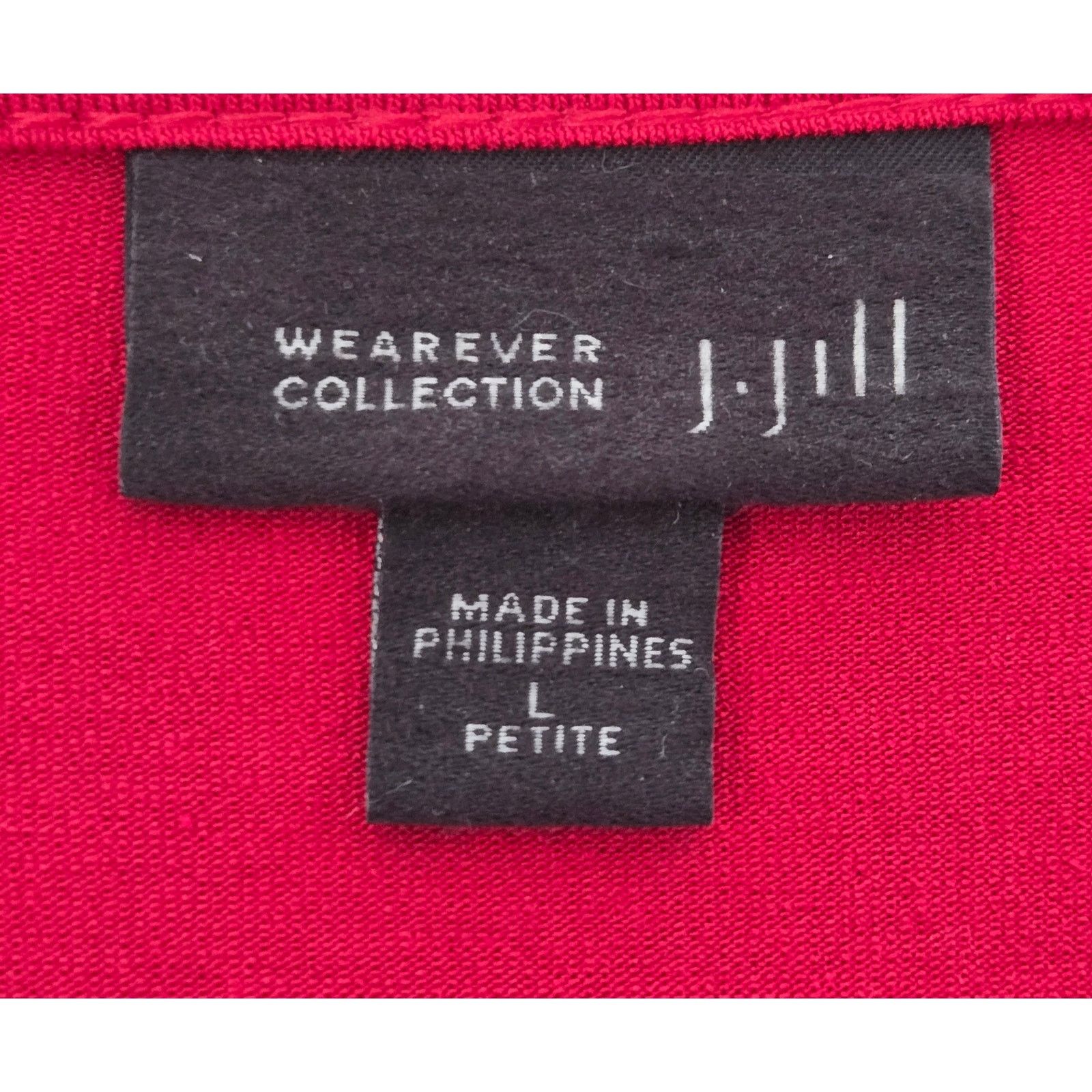 J. Jill J. Jill Red Long Sleeve Liquid Knit Top Large Petite Size L / US 10 / IT 46 - 4 Thumbnail