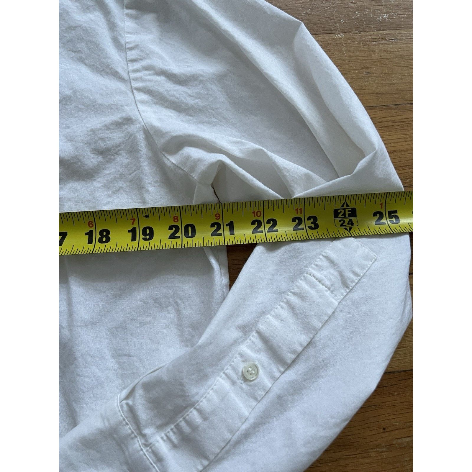 Club Monaco Club Monako Button Up Cotton White Shirt Top Large A001468 Size L / US 10 / IT 46 - 7 Thumbnail