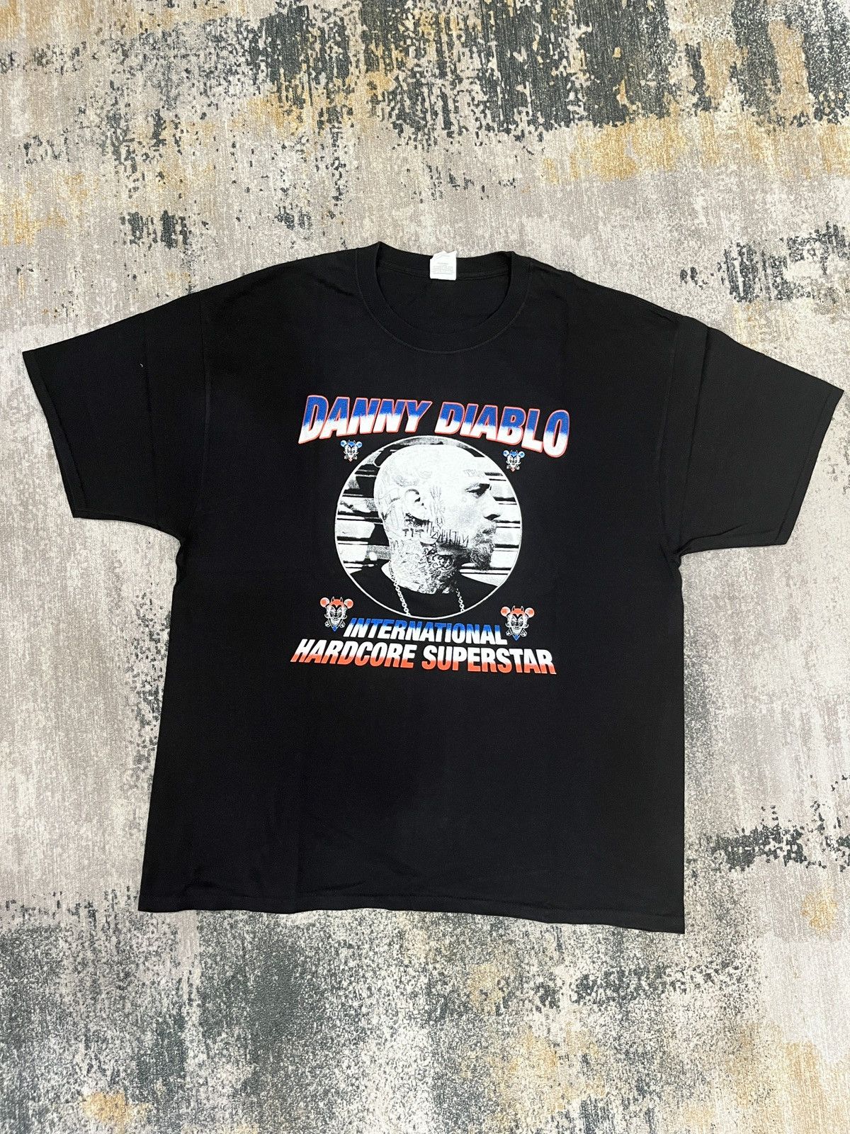 Band Tees Danny Diablo Hardcore Tee "Queens All Day Son" Size US XL / EU 56 / 4 - 1 Thumbnail