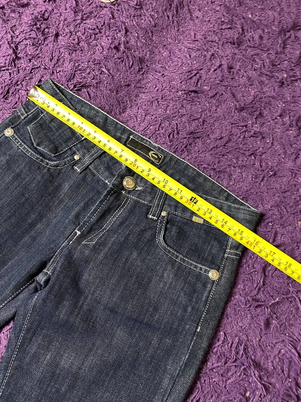 Just Cavalli × Roberto Cavalli × Vintage vintage 90s just cavalli flared jeans distressed y2k Size 26" / US 2 / IT 38 - 12 Thumbnail