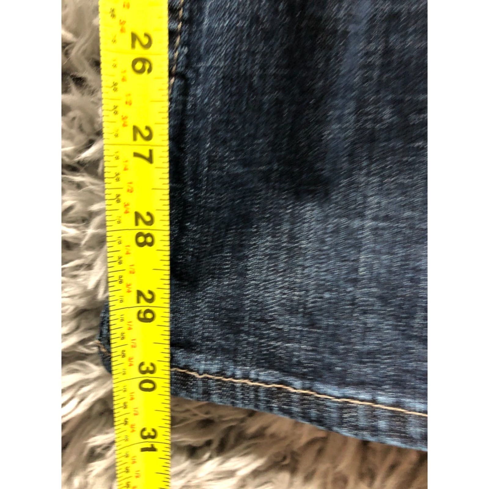 Lee Lee Riders Bootcut Jeans Size 12 Womens Dark Wash Blue Size 34" / US 12 / IT 48 - 3 Thumbnail
