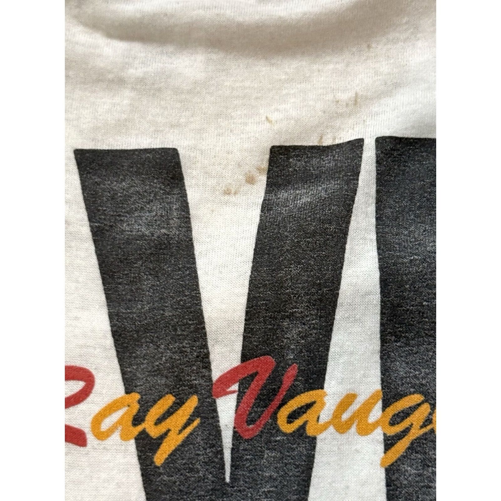 Olive VINTAGE Stevie Ray Vaughn Live Alive Shirt M/L Unisex Adults Shirt White 90s Antone Austin Texas Grand Illusion Mens Womens Boys Girls Size US M / EU 48-50 / 2 - 5 Thumbnail